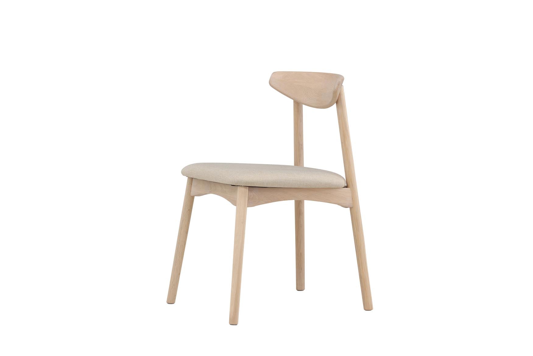 Ven Stuhl in Whitewash präsentiert im Onlineshop von KAQTU Design AG. Esstisch ist von Vind