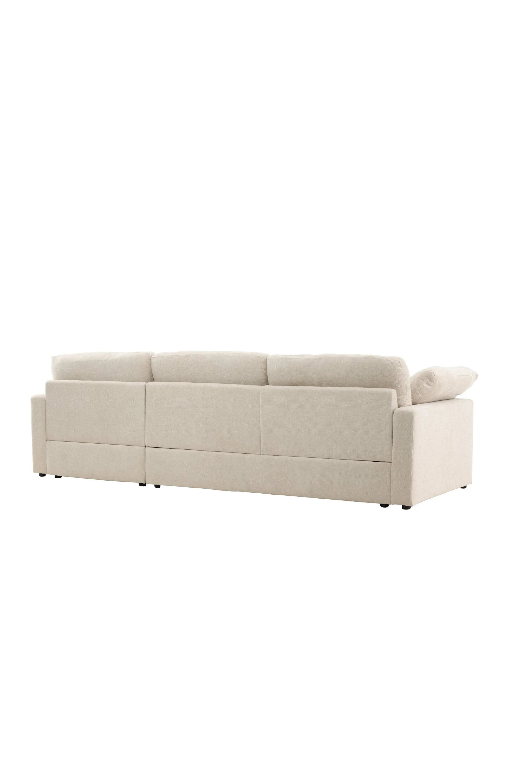 Das Amalfi Ecksofa von Vind bietet stilvolles Design und Komfort, perfekt für zeitgemäße und einladende Wohnbereiche.