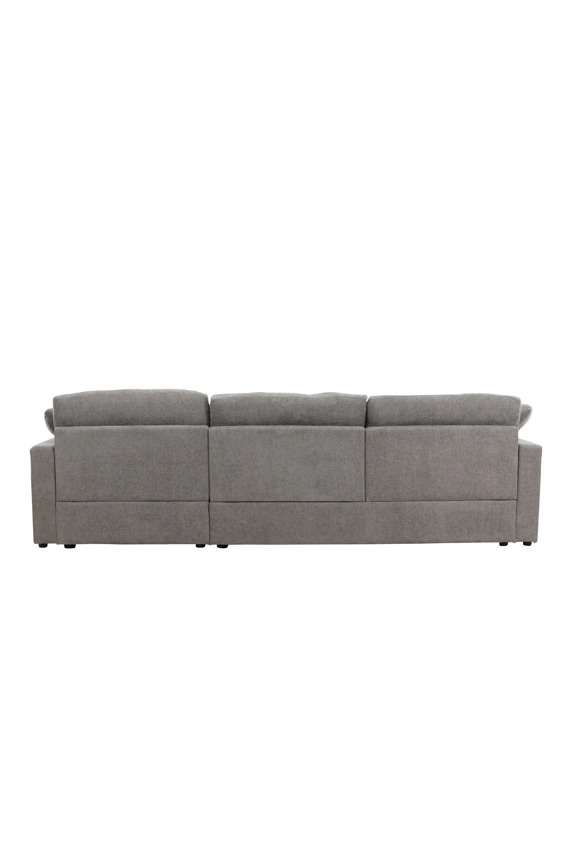 Elegantes Amalfi Ecksofa: Modernes Design, langlebiges Eukalyptus-Holz, pflegeleichter Bezug, hoher Komfort.