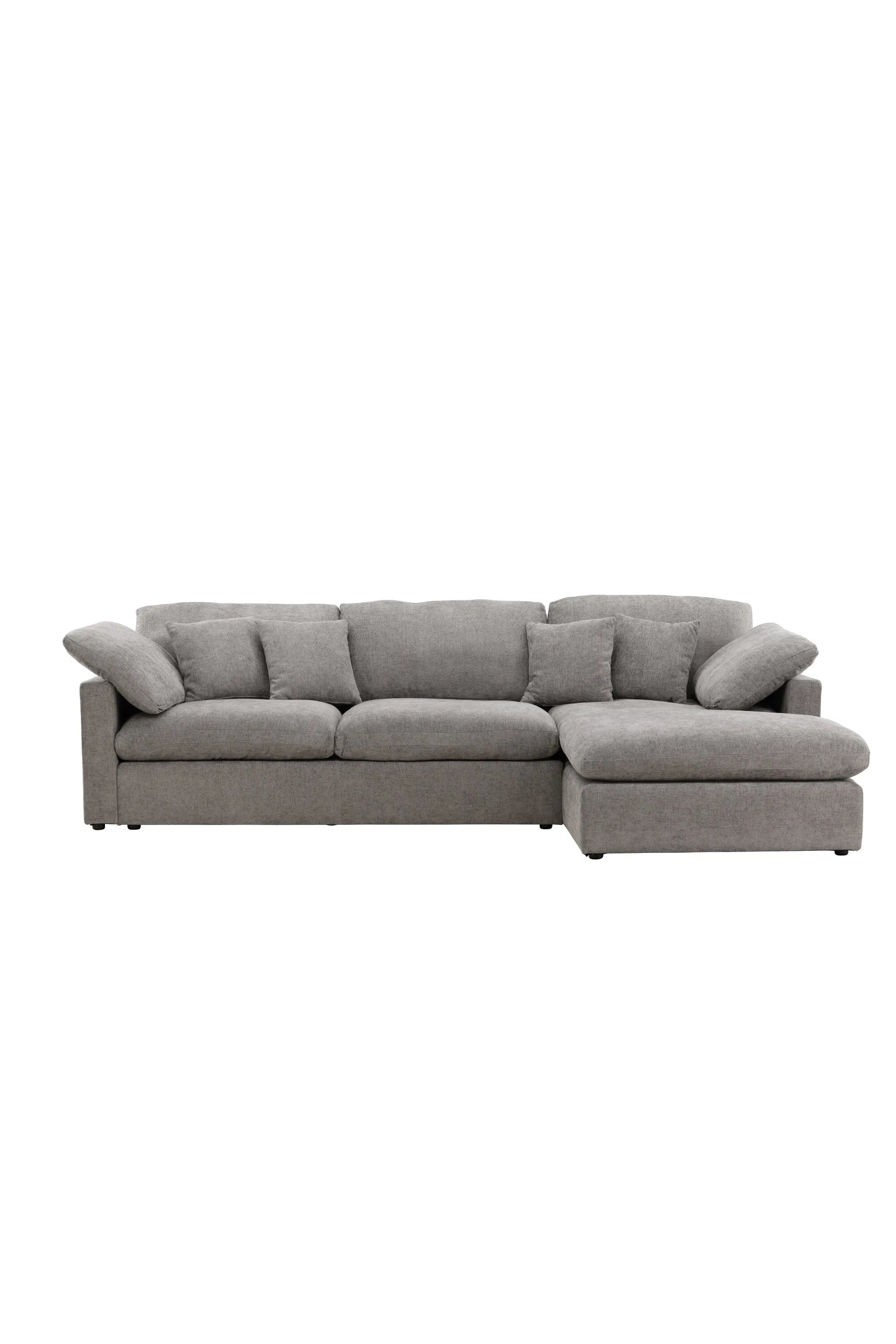 Das Amalfi Ecksofa von Vind bietet stilvolles Design und Komfort, perfekt für zeitgemäße und einladende Wohnbereiche.