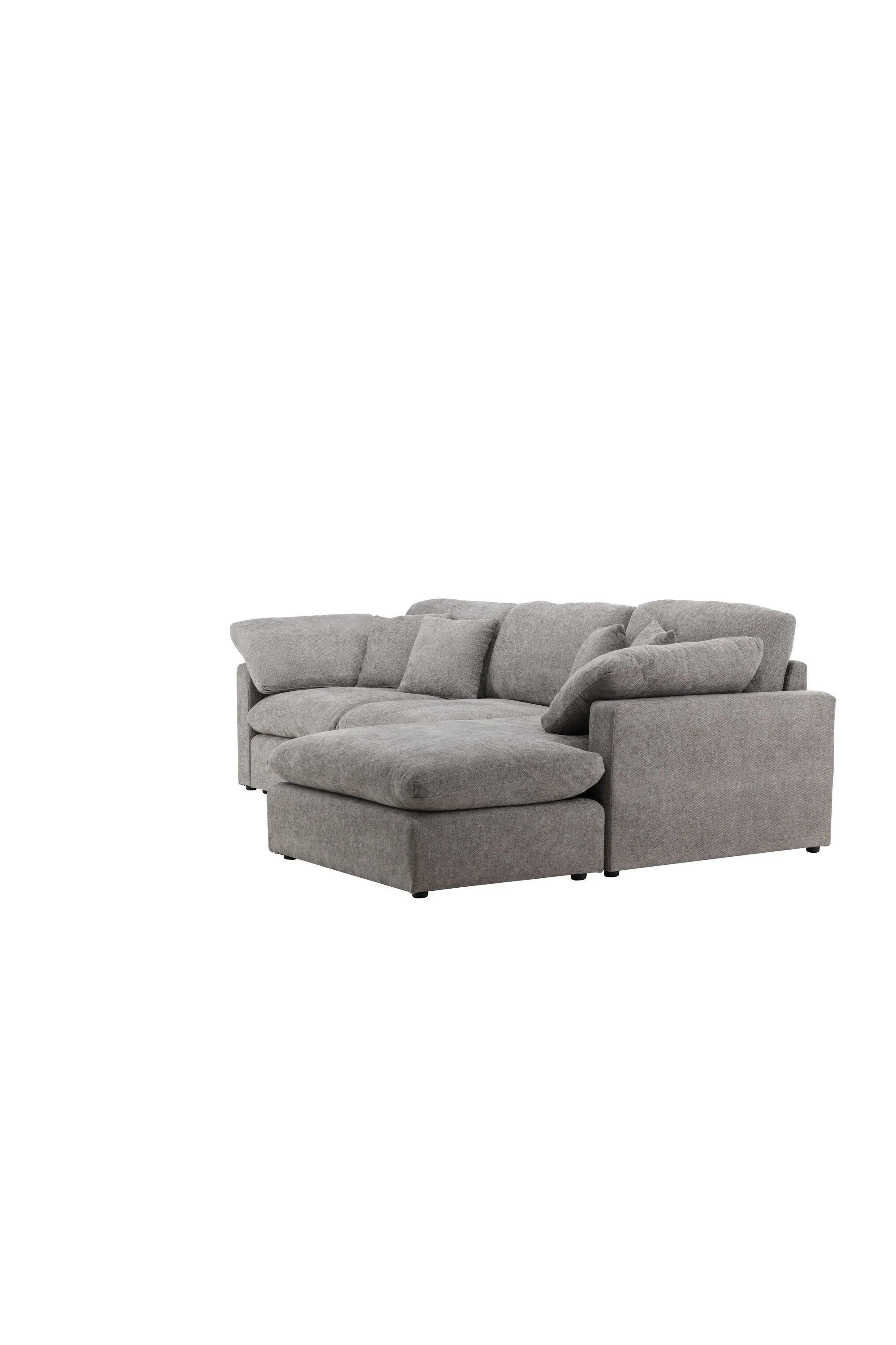 Das Amalfi Ecksofa von Vind kombiniert stilvolles Design mit Komfort, ideal für zeitgemäße und einladende Wohnbereiche.