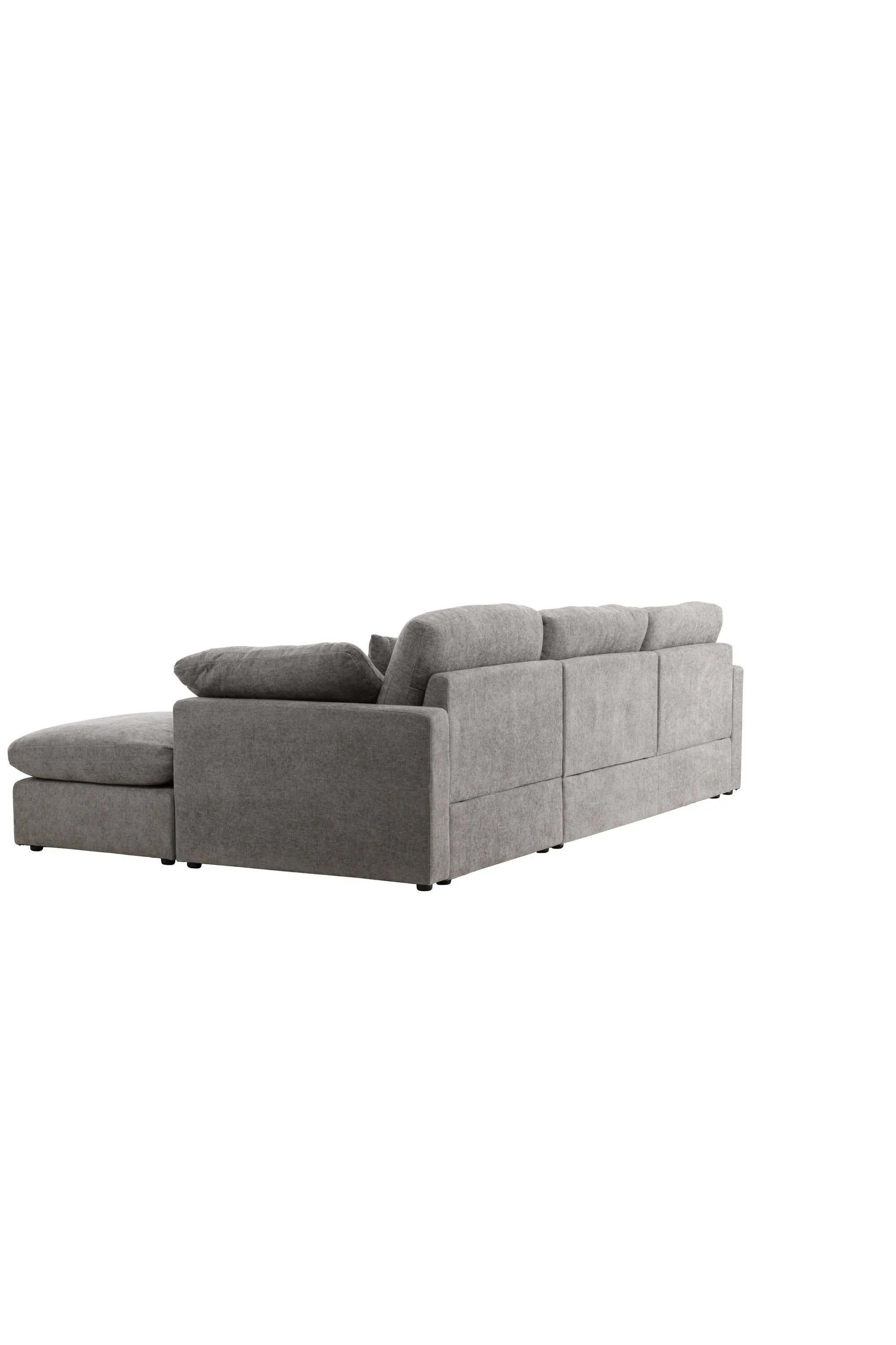 Das Amalfi Ecksofa von Vind kombiniert zeitgemäßes Design mit Komfort, ideal für elegante und einladende Wohnbereiche.