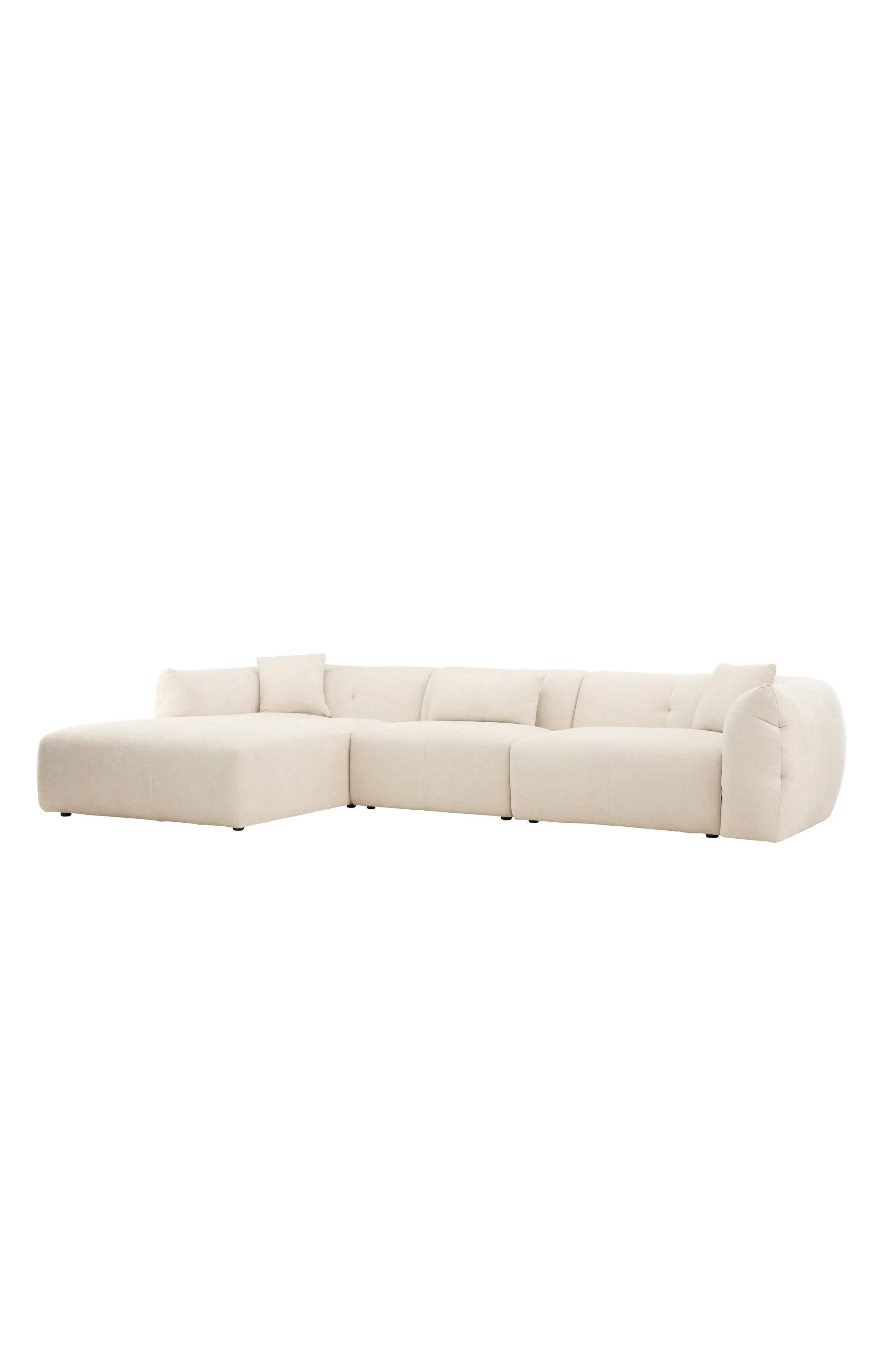 Das Positano Ecksofa von Vind kombiniert stilvolles Design mit hohem Komfort, perfekt für zeitgemäße Wohnräume.