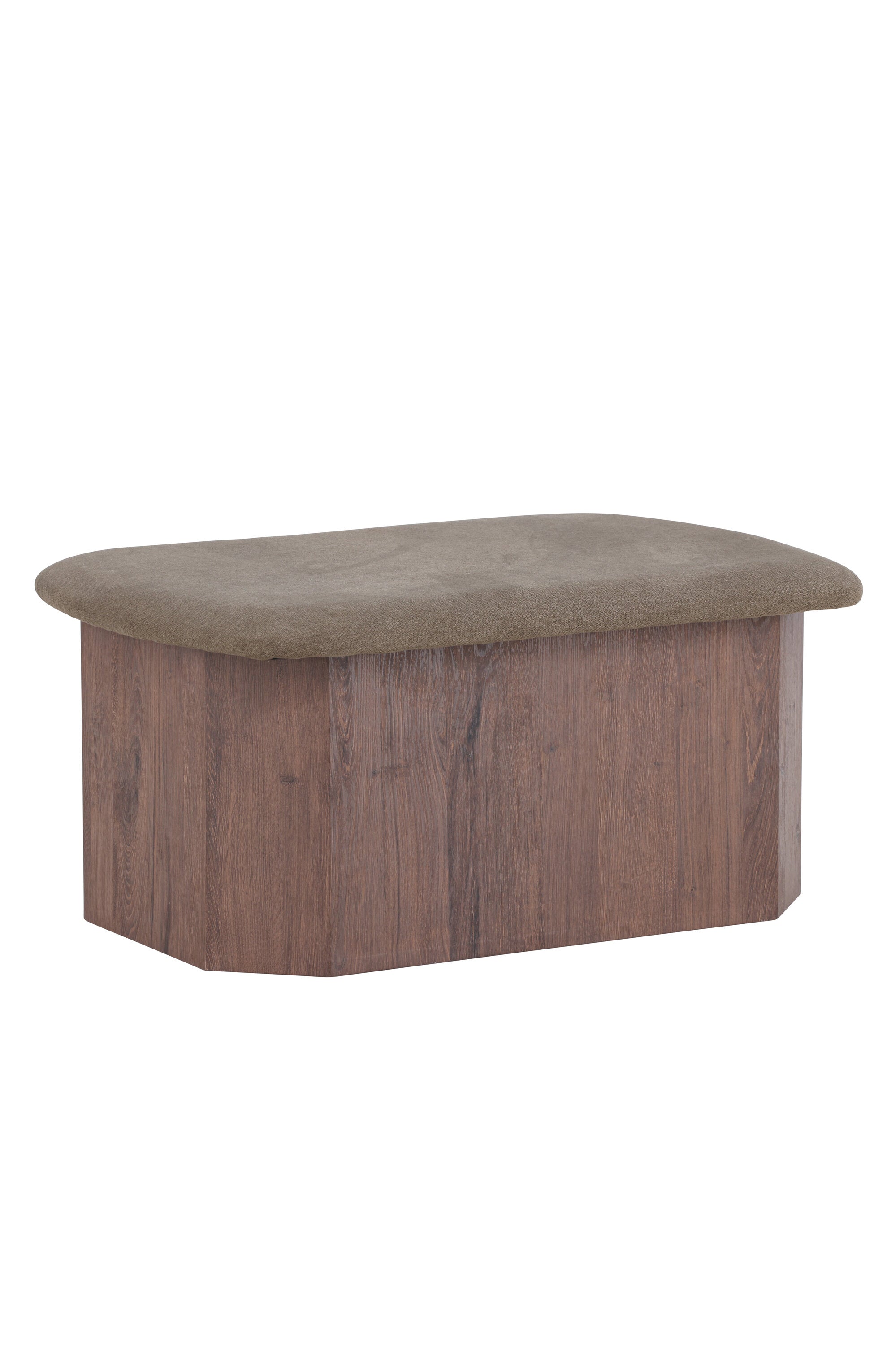 Todd Ottoman in Braun präsentiert im Onlineshop von KAQTU Design AG. Ottoman ist von Venture Home