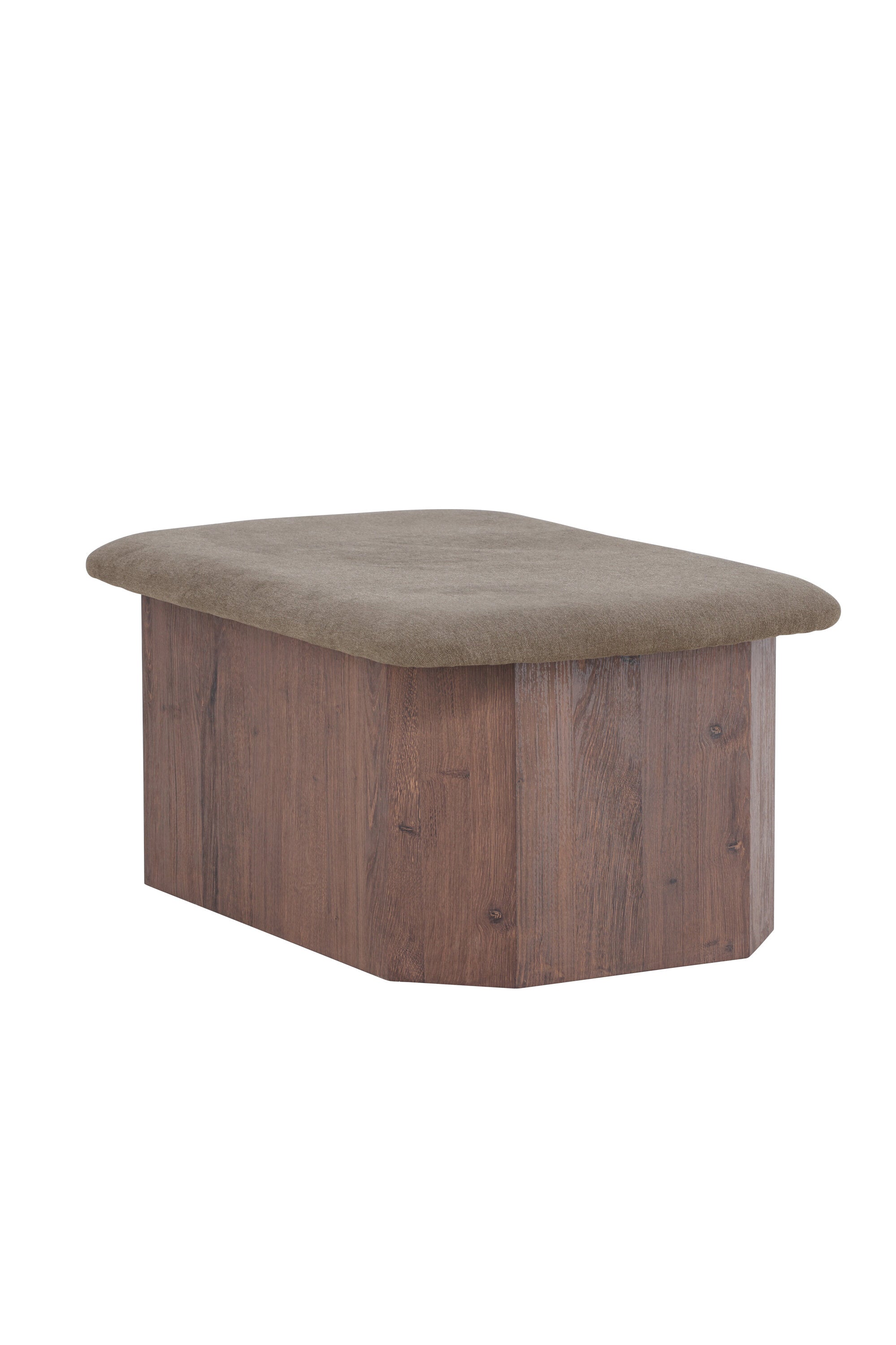 Todd Ottoman in Braun präsentiert im Onlineshop von KAQTU Design AG. Ottoman ist von Venture Home