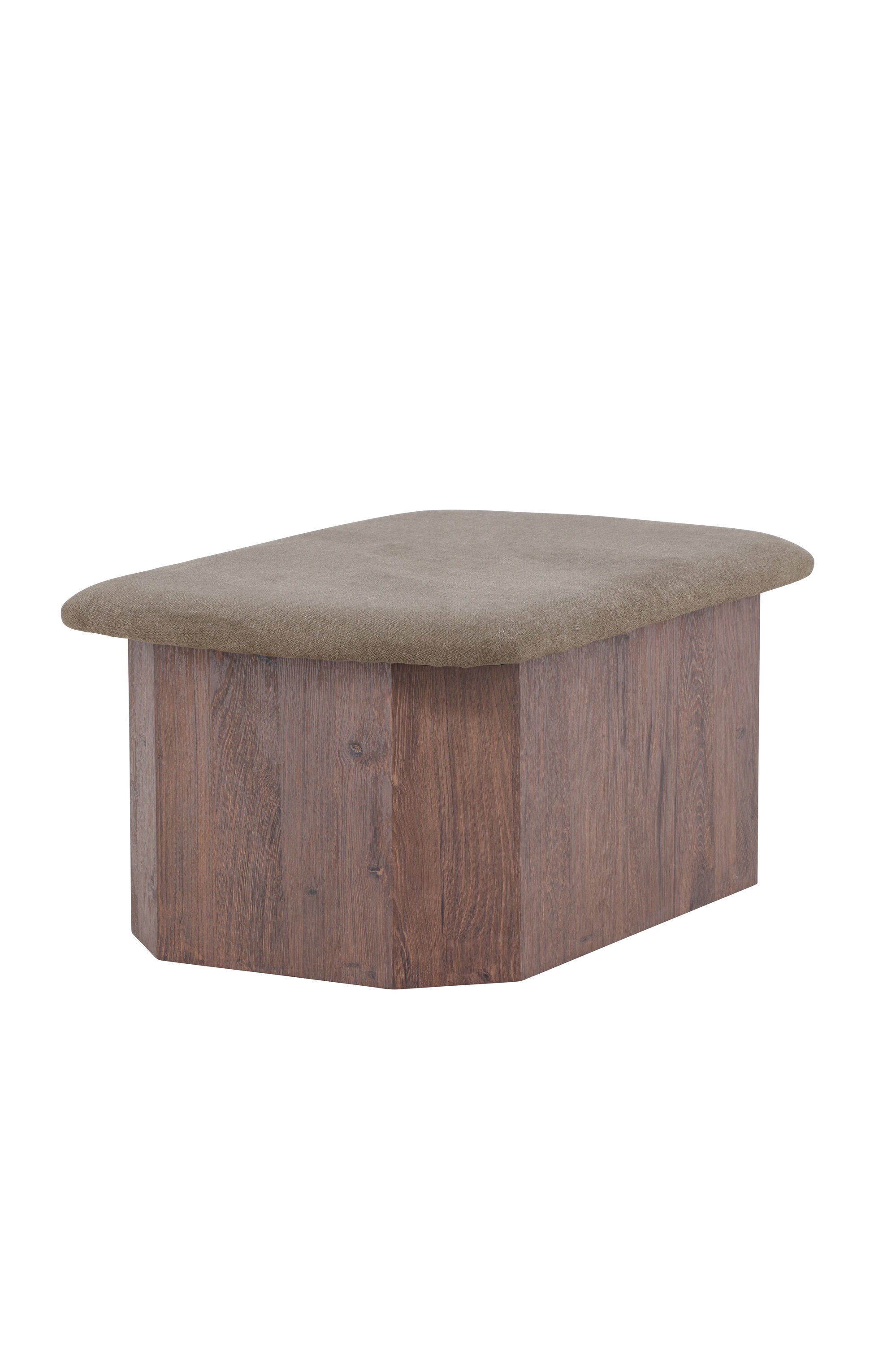 Todd Ottoman in Braun präsentiert im Onlineshop von KAQTU Design AG. Ottoman ist von Venture Home