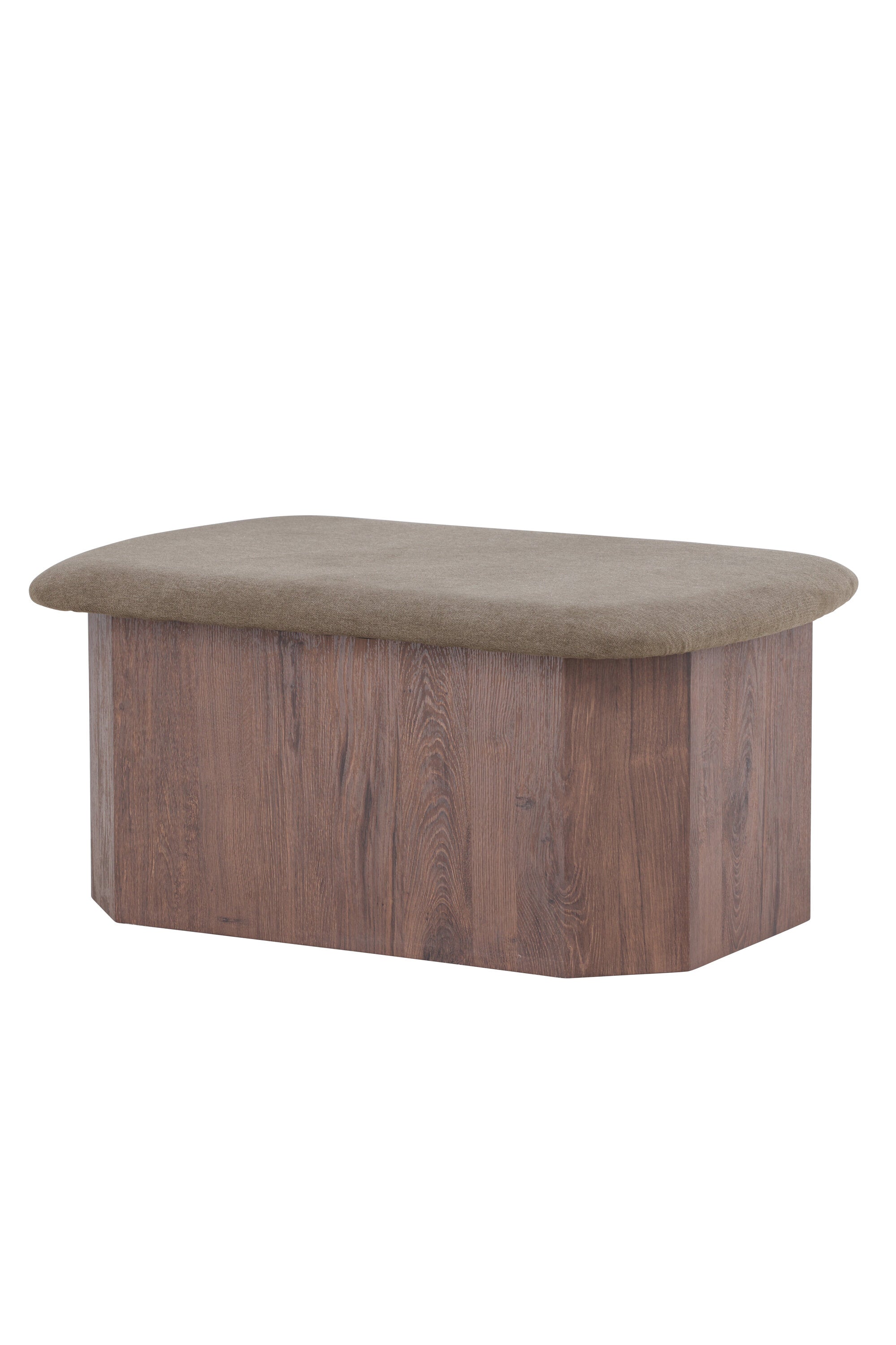 Todd Ottoman in Braun präsentiert im Onlineshop von KAQTU Design AG. Ottoman ist von Venture Home