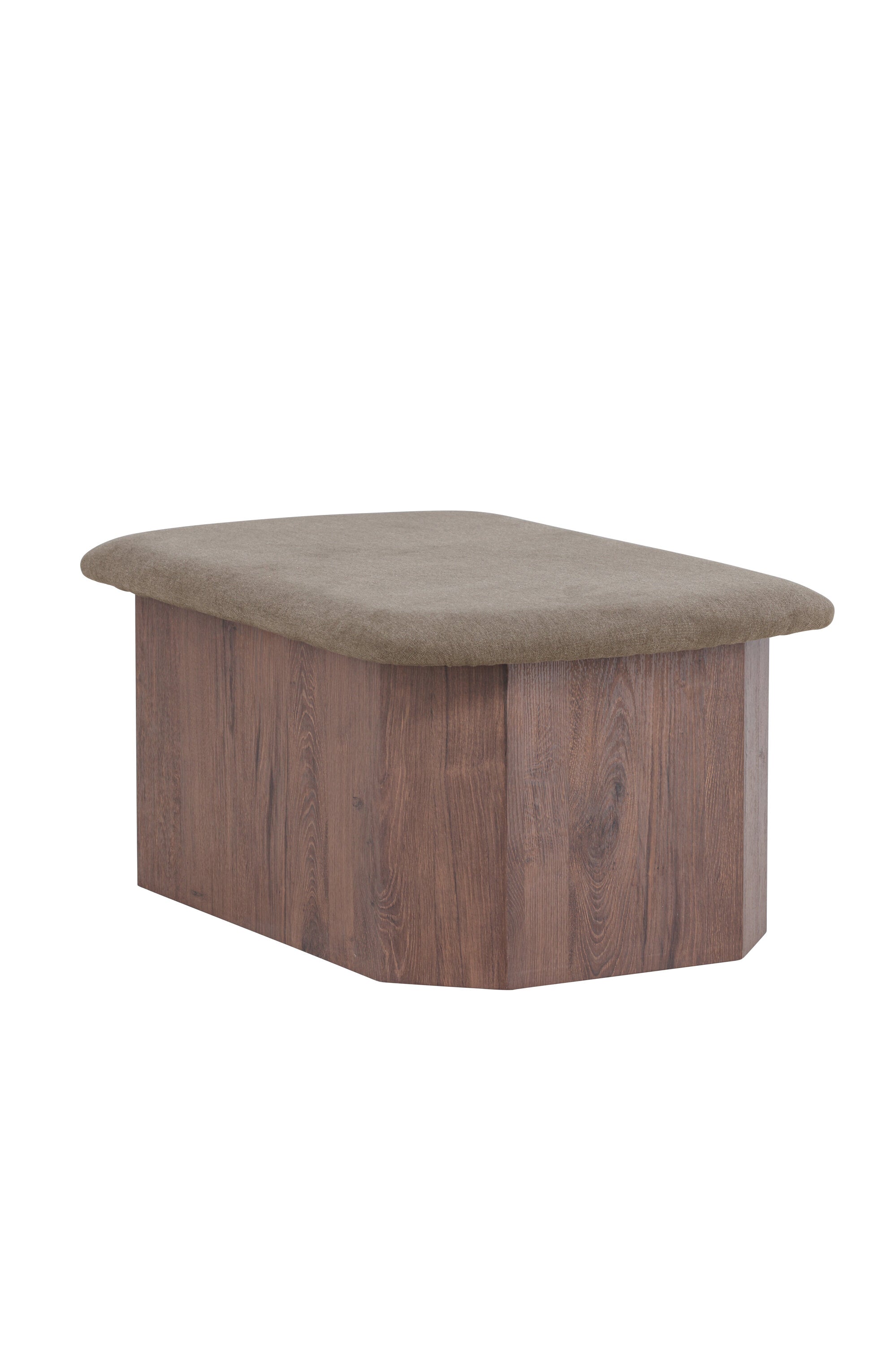 Todd Ottoman in Braun präsentiert im Onlineshop von KAQTU Design AG. Ottoman ist von Venture Home