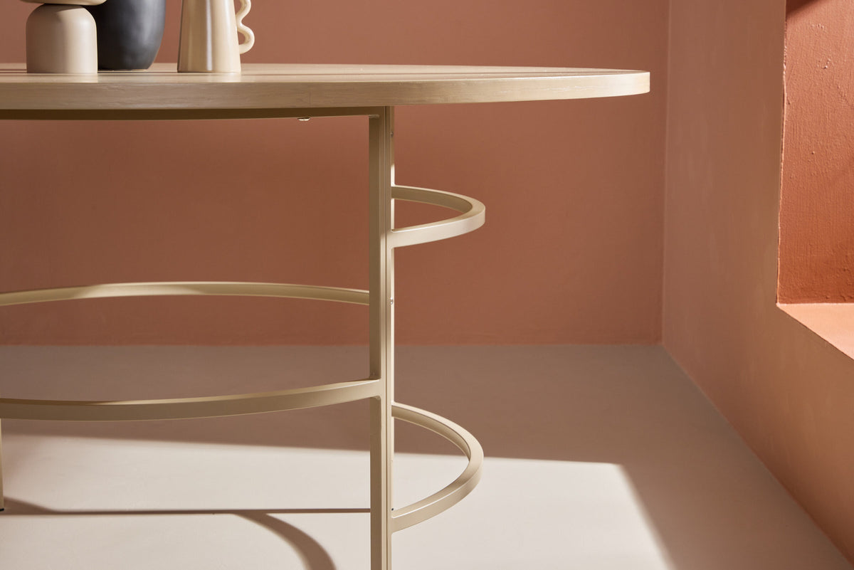 Copenhagen Esstisch in Whitewash präsentiert im Onlineshop von KAQTU Design AG. Esstisch ist von Venture Home
