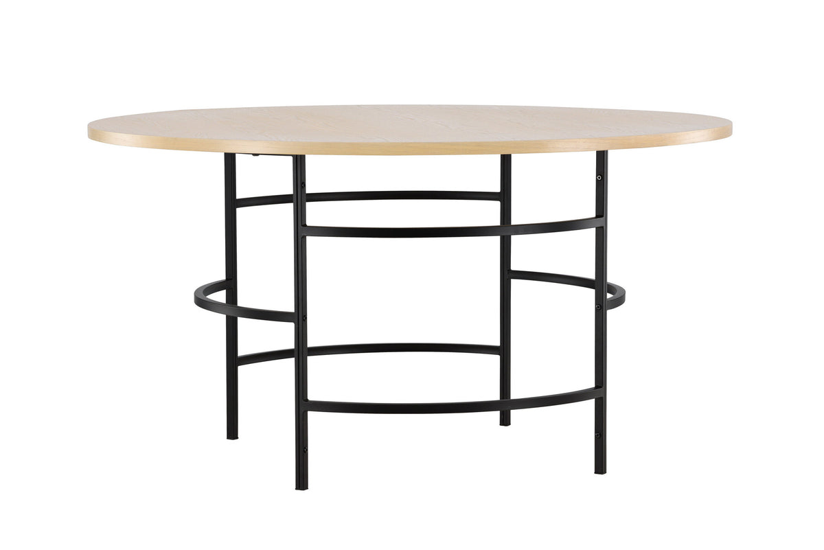 Copenhagen Esstisch in Whitewash/Schwarz präsentiert im Onlineshop von KAQTU Design AG. Esstisch ist von Venture Home