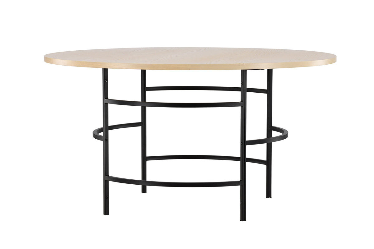 Copenhagen Esstisch in Whitewash/Schwarz präsentiert im Onlineshop von KAQTU Design AG. Esstisch ist von Venture Home