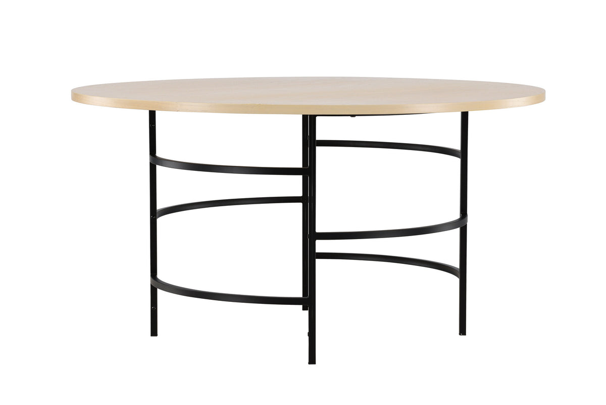 Copenhagen Esstisch in Whitewash/Schwarz präsentiert im Onlineshop von KAQTU Design AG. Esstisch ist von Venture Home