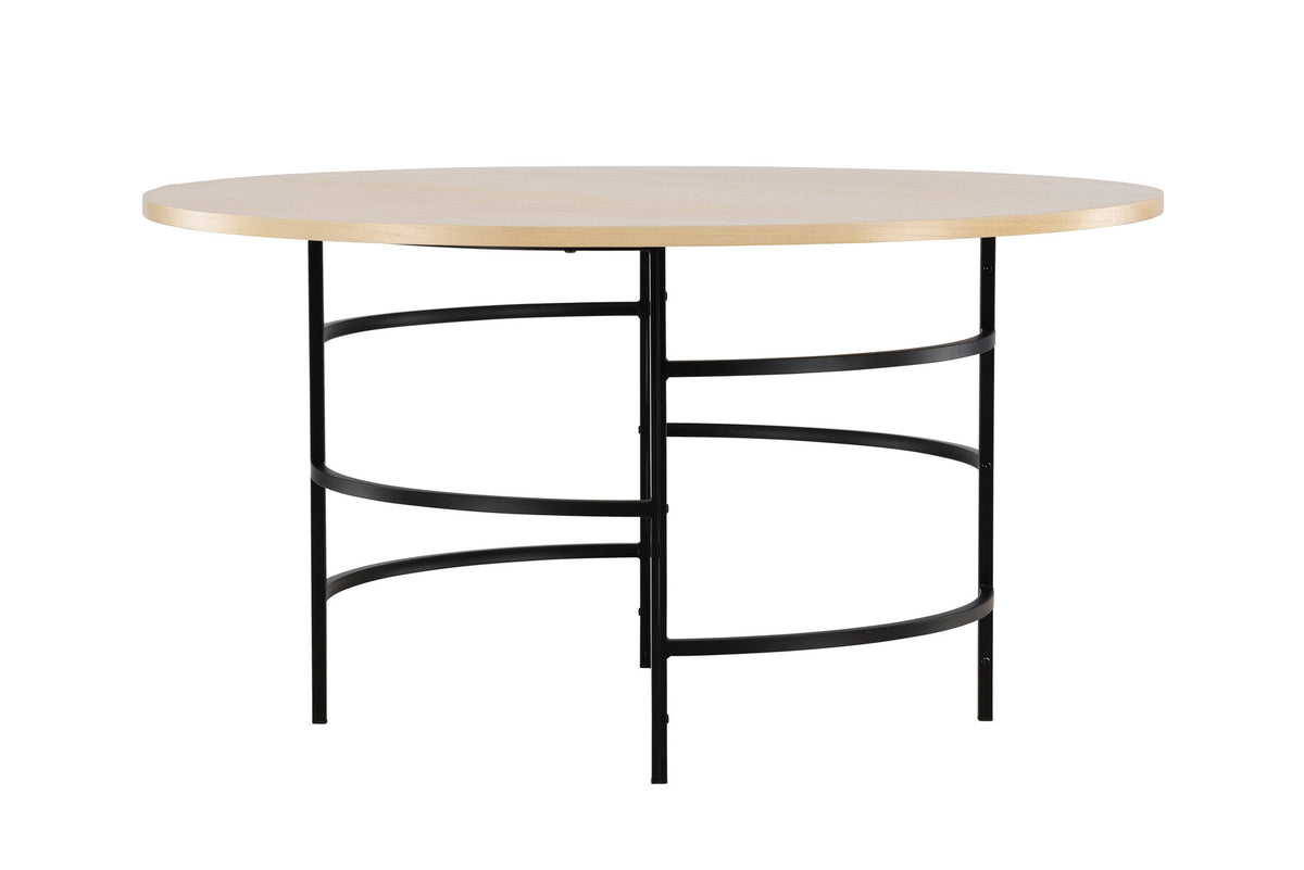 Copenhagen Esstisch in Whitewash/Schwarz präsentiert im Onlineshop von KAQTU Design AG. Esstisch ist von Venture Home