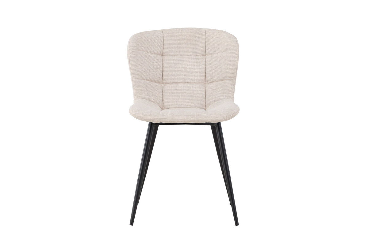 Lily Esszimmerstuhl in Beige präsentiert im Onlineshop von KAQTU Design AG. Stuhl ist von Venture Home