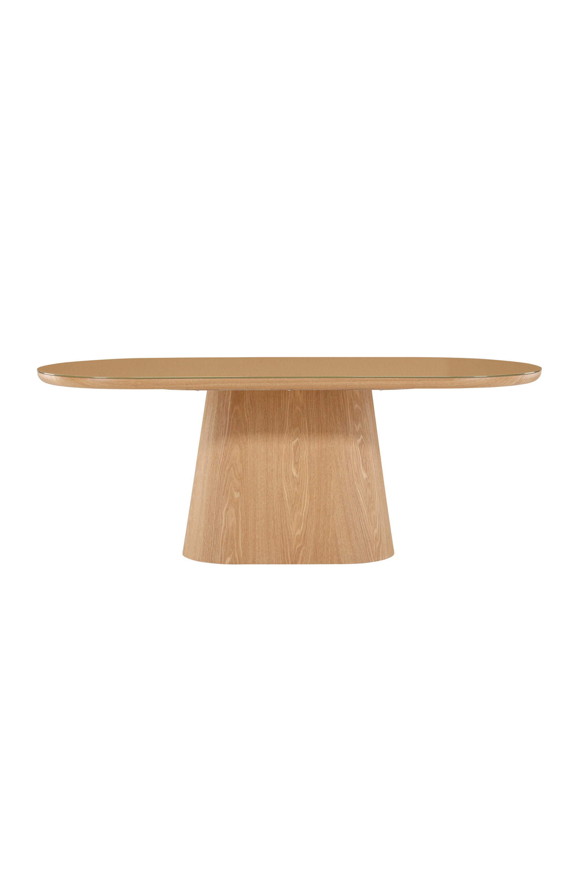 Moderner ovaler Esstisch Castor von Venture Home, perfekt für stilvolle Esszimmer, vereint Design und praktische Nutzung.