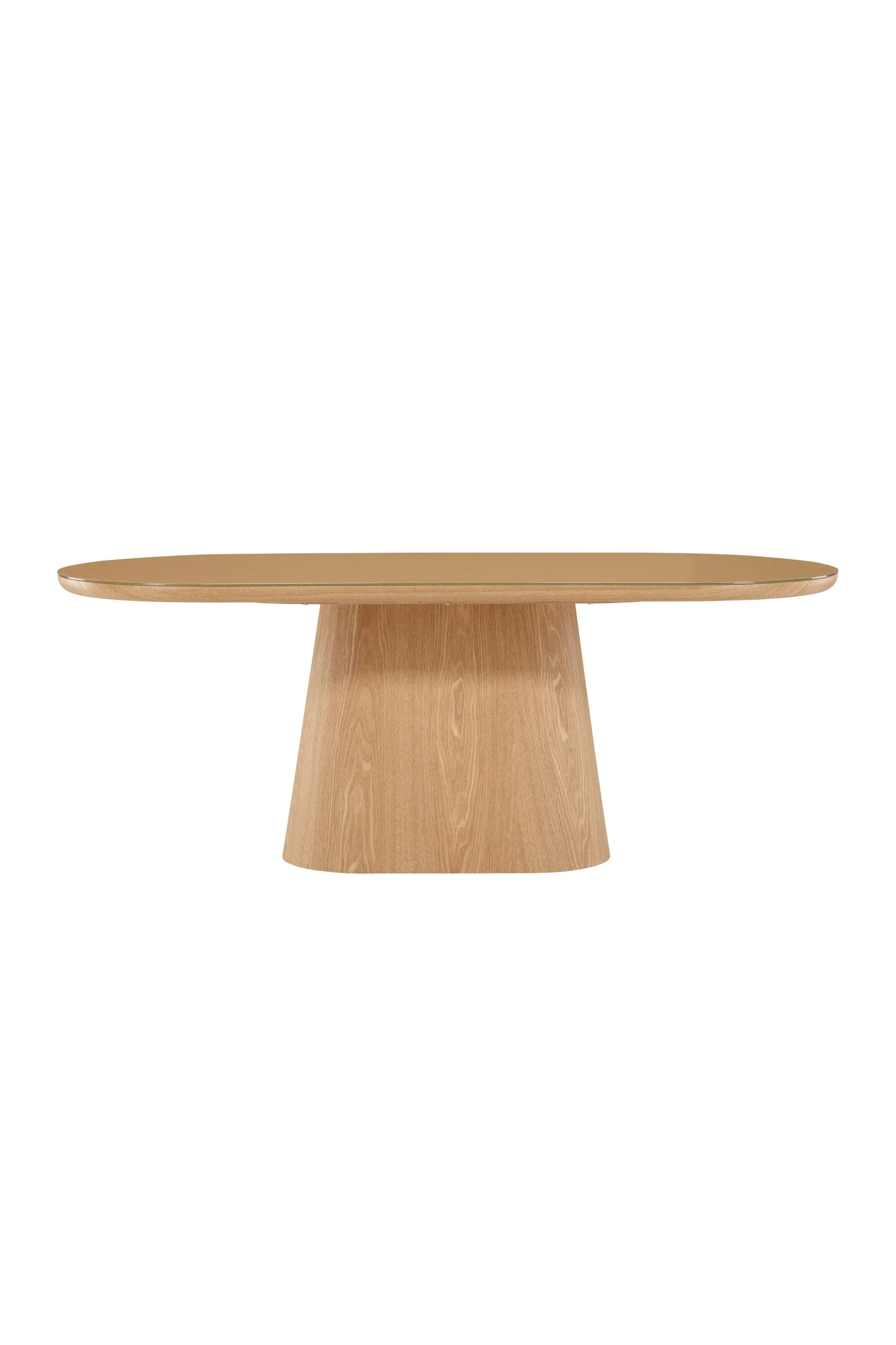 Moderner ovaler Esstisch Castor von Venture Home, perfekt für stilvolle Esszimmer, vereint Design und praktische Nutzung.