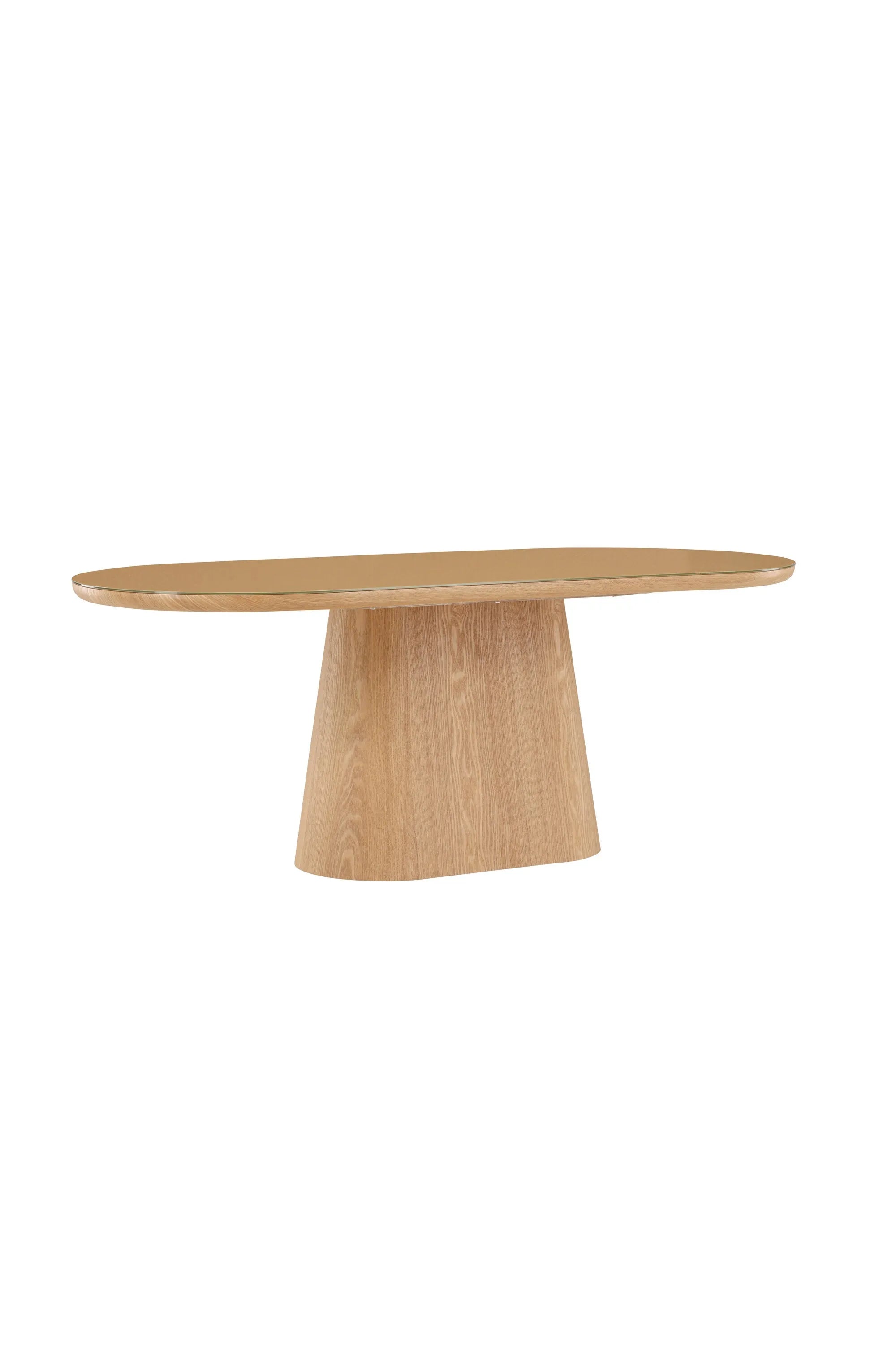 Moderner ovaler Esstisch Castor von Venture Home, perfekt für stilvolle Esszimmer, vereint Design und praktische Nutzung.