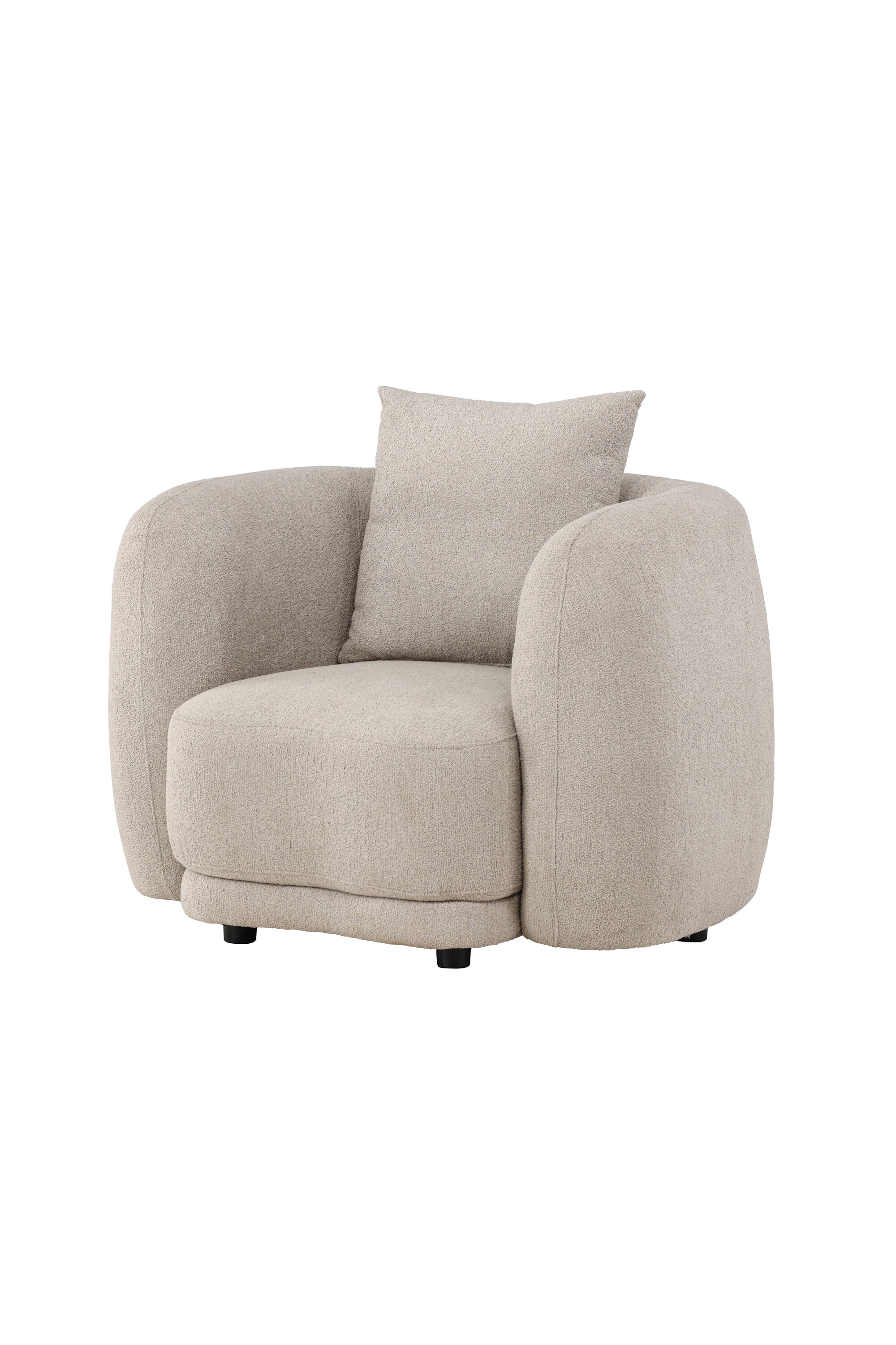 Cielo Sessel in Beige präsentiert im Onlineshop von KAQTU Design AG. Sessel mit Armlehnen ist von Venture Home