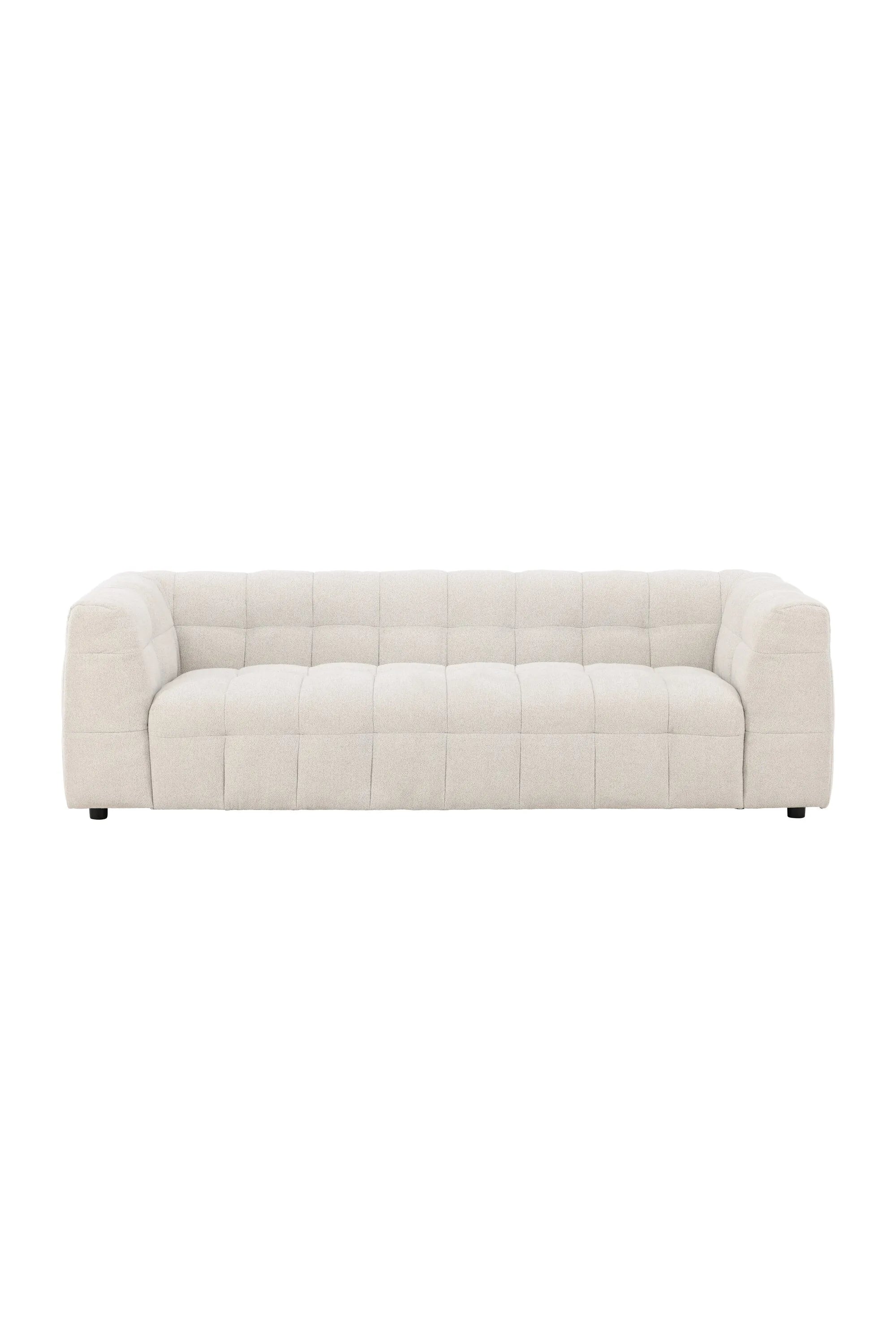 Das Malou 3-Sitzer Sofa vereint stilvolle Eleganz mit hohem Komfort und passt perfekt in jedes Wohnzimmer.