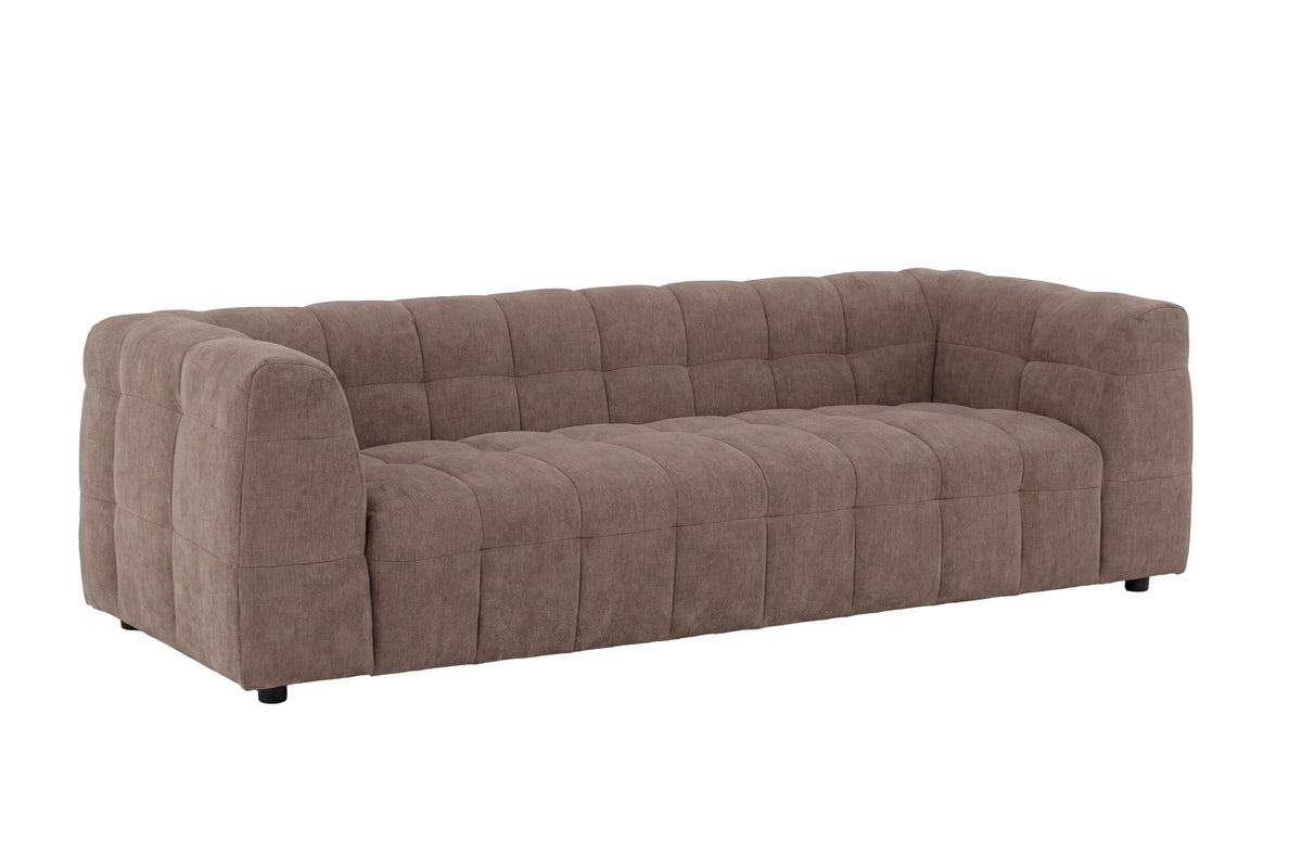Malou 3-Sitzer-Sofa in Braun präsentiert im Onlineshop von KAQTU Design AG. 3er Sofa ist von Venture Home