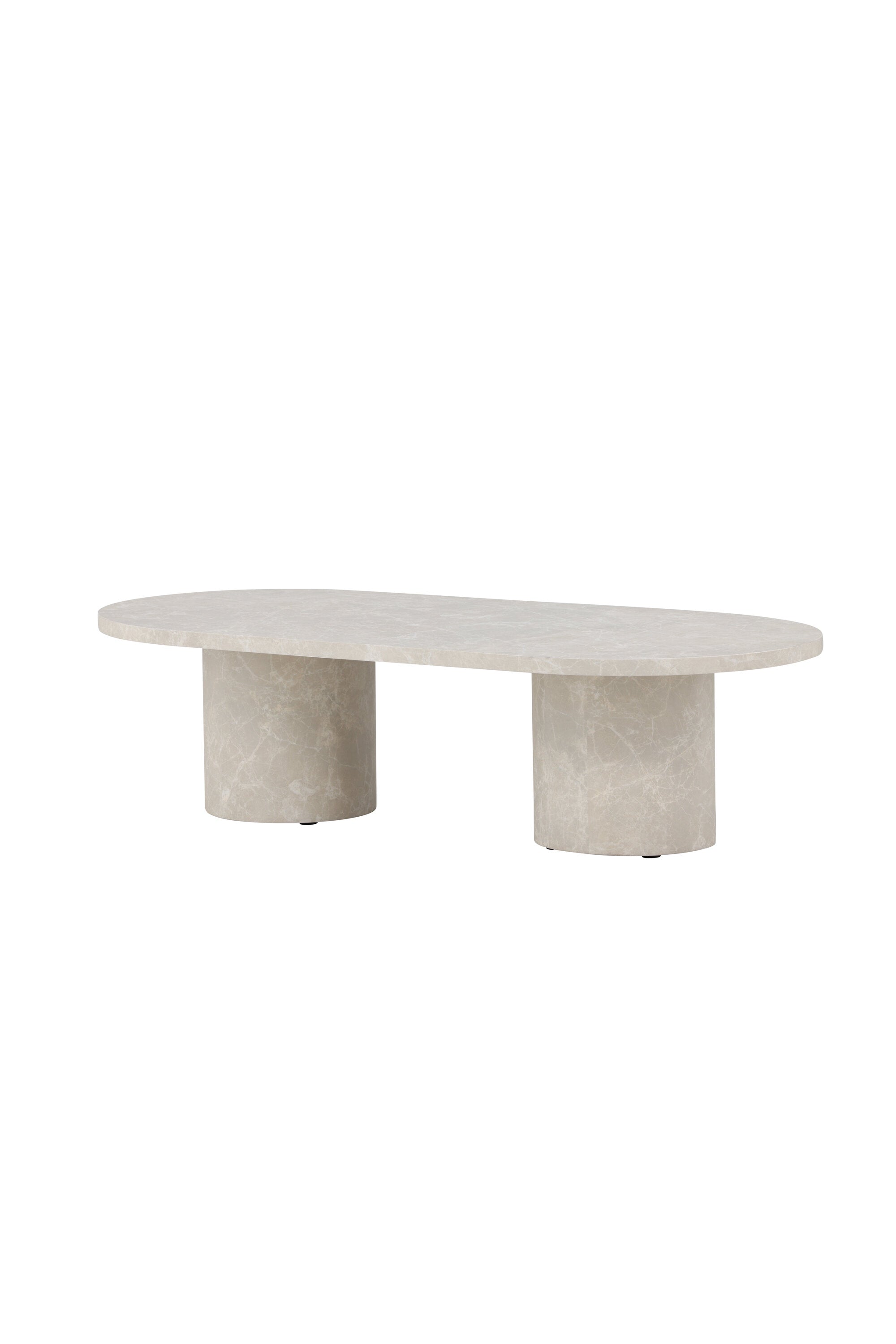 Narvik Sofatisch in Marmoroptik präsentiert im Onlineshop von KAQTU Design AG. Beistelltisch ist von Venture Home