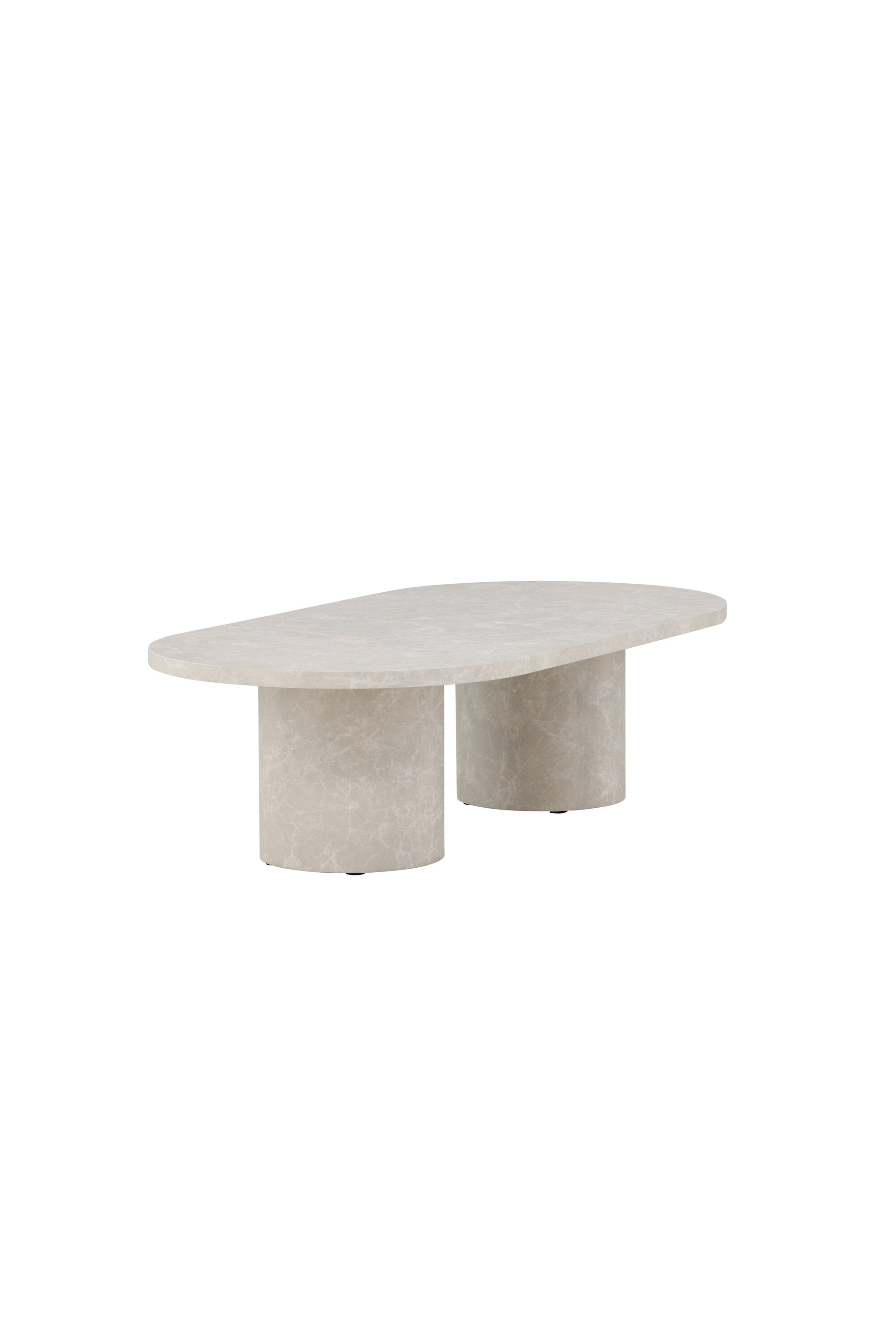 Narvik Sofatisch in Marmoroptik präsentiert im Onlineshop von KAQTU Design AG. Beistelltisch ist von Venture Home