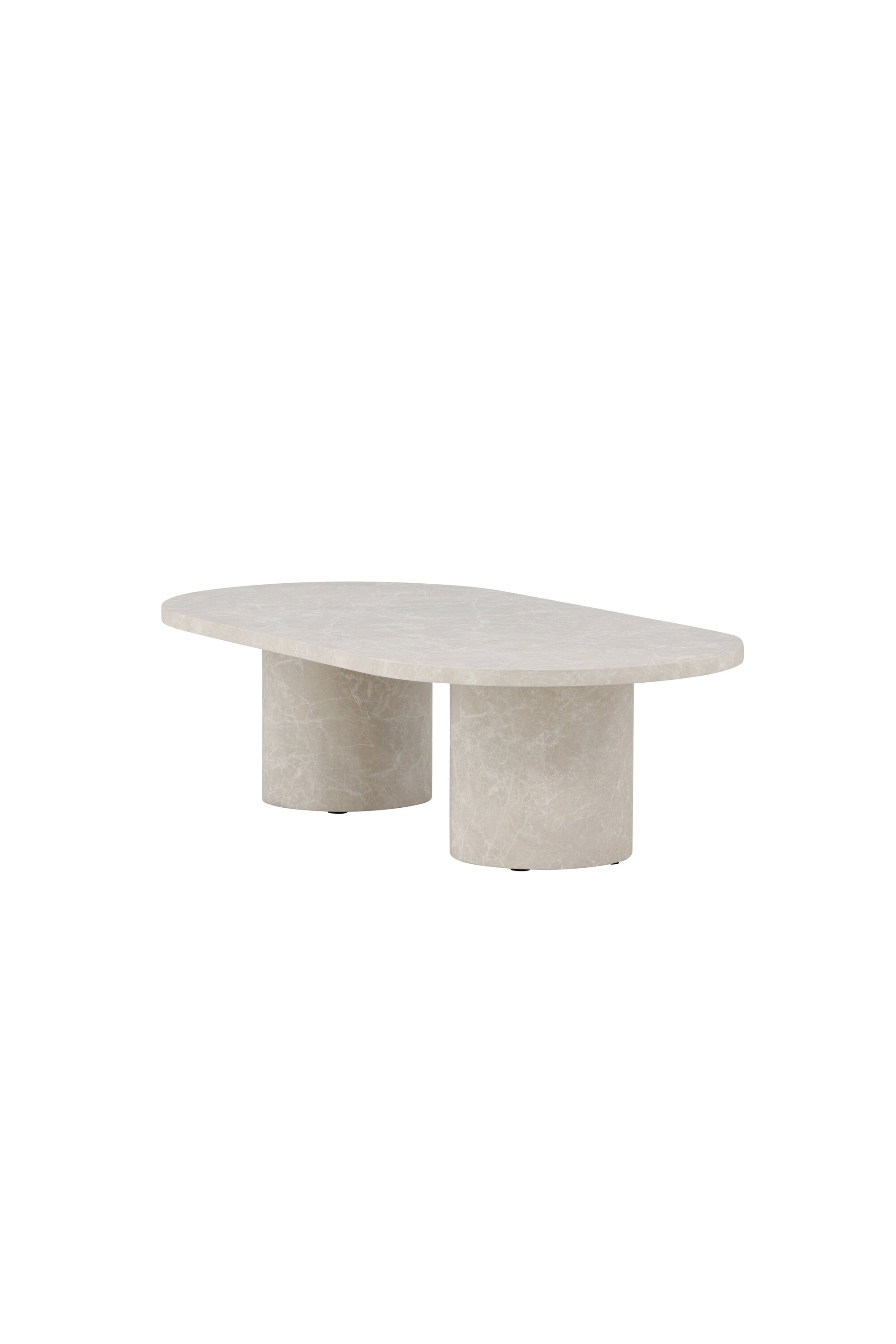 Narvik Sofatisch in Marmoroptik präsentiert im Onlineshop von KAQTU Design AG. Beistelltisch ist von Venture Home