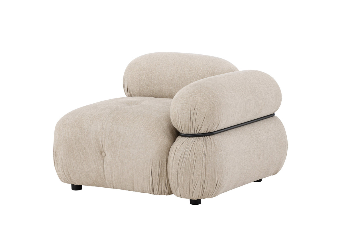 Mika modulares Sofa Rechts in Beige präsentiert im Onlineshop von KAQTU Design AG. Modulares Sofa ist von Venture Home