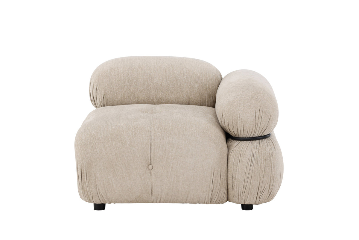 Mika modulares Sofa Rechts in Beige präsentiert im Onlineshop von KAQTU Design AG. Modulares Sofa ist von Venture Home