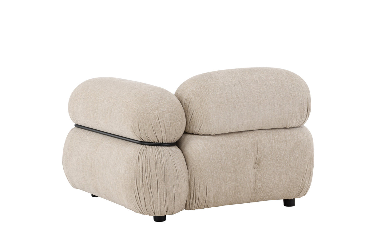 Mika modulares Sofa Rechts in Beige präsentiert im Onlineshop von KAQTU Design AG. Modulares Sofa ist von Venture Home