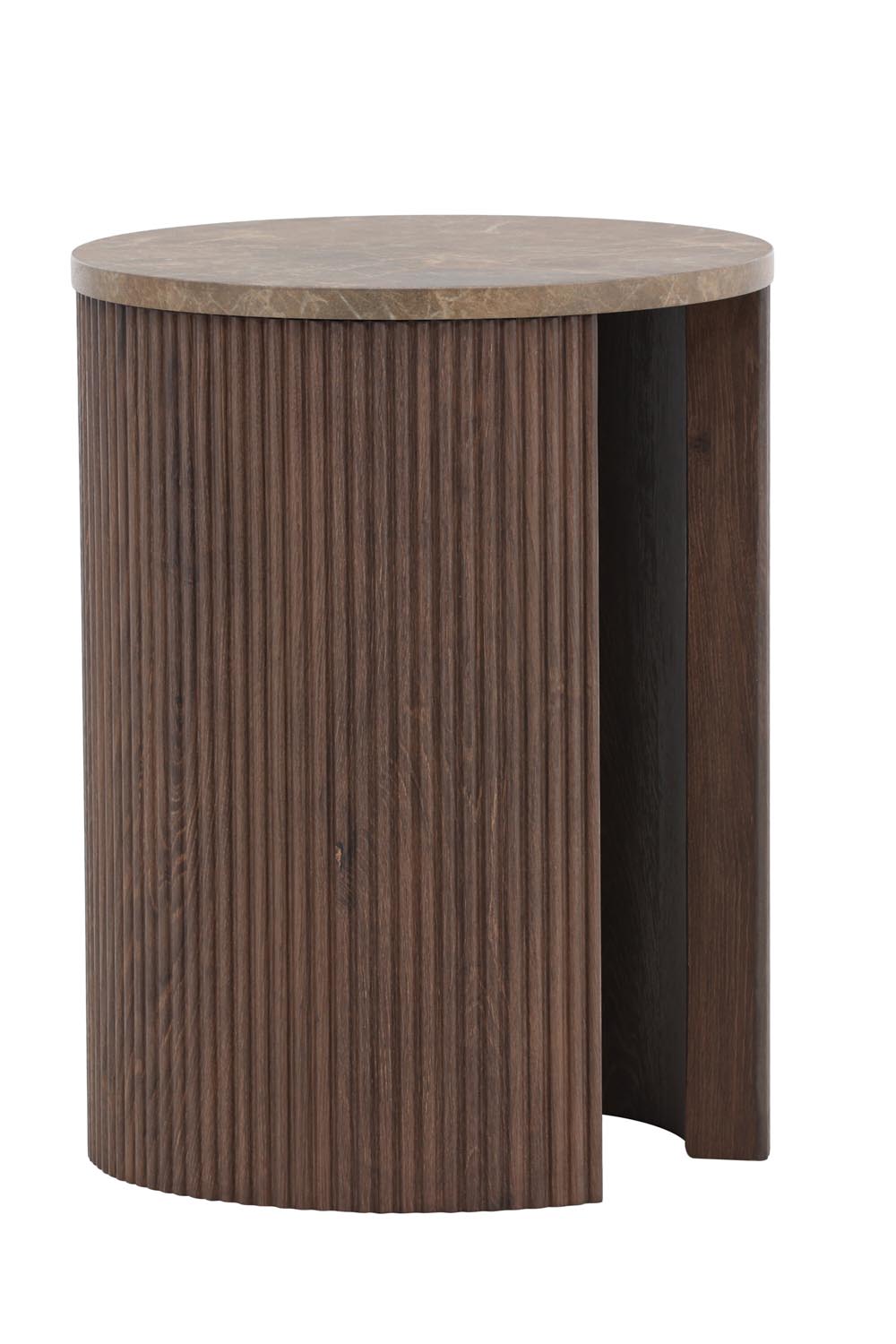 Bristol Beistelltisch φ40 in Mokka präsentiert im Onlineshop von KAQTU Design AG. Beistelltisch ist von Venture Home