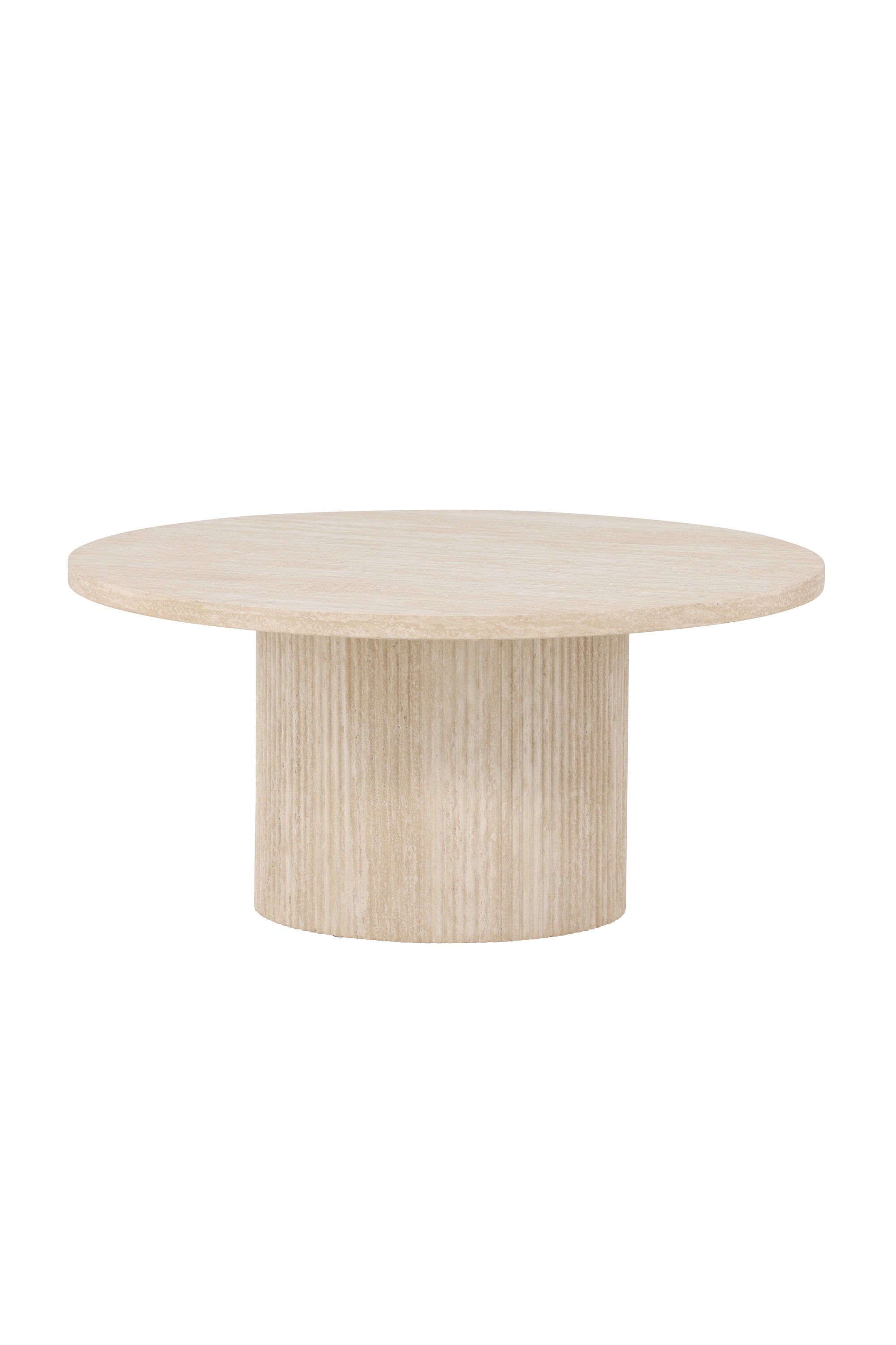 Härön Sofatisch ø80 in Beige präsentiert im Onlineshop von KAQTU Design AG. Beistelltisch ist von Venture Home