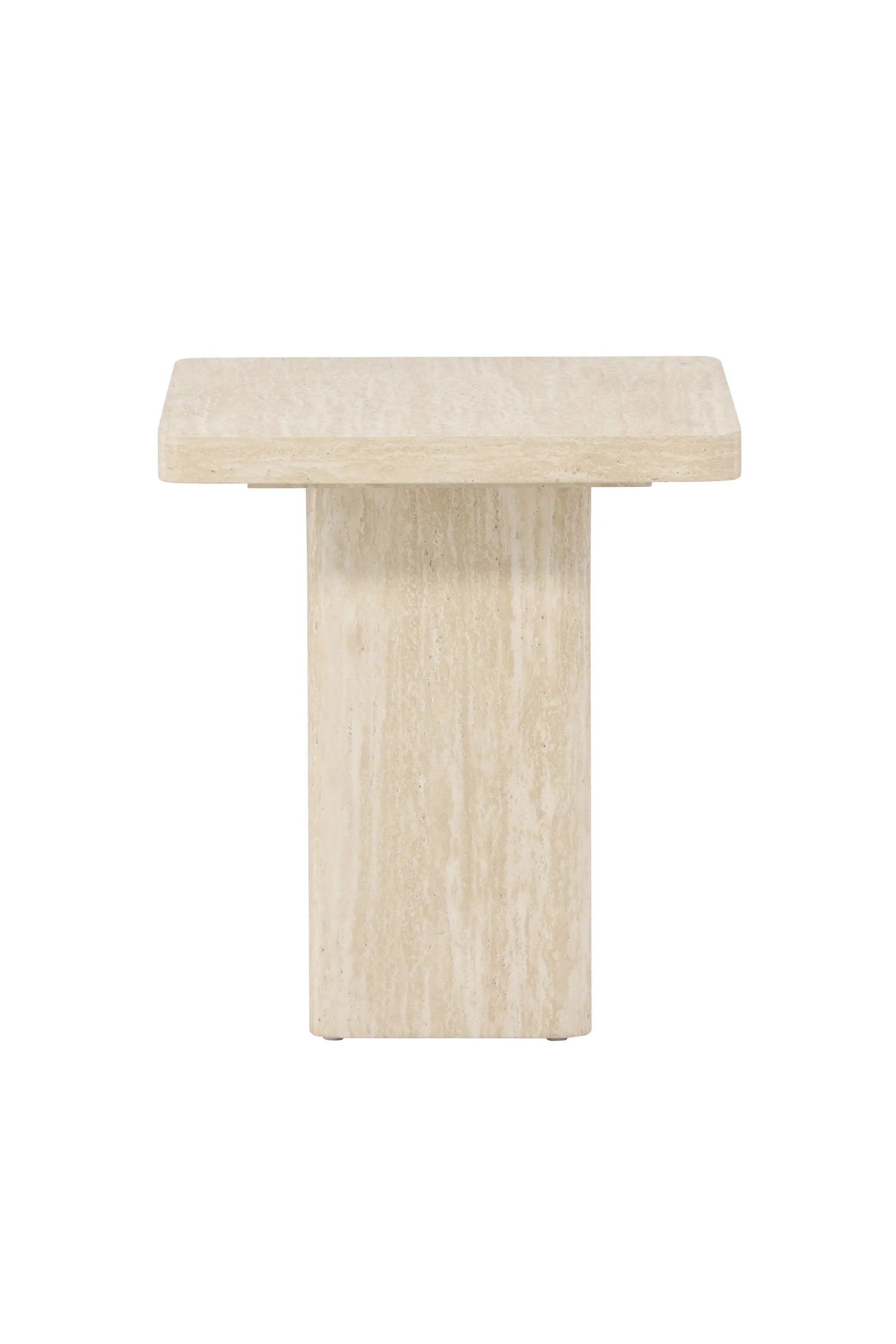 Der Qvart Sofa Table 50x50 von Venture Home ist ein eleganter Beistelltisch, ideal für moderne und funktionale Wohnräume.