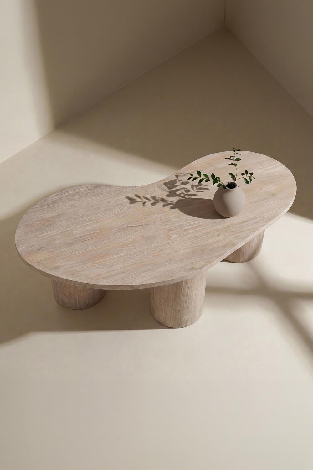 Megg Sofatische in Natur präsentiert im Onlineshop von KAQTU Design AG. Beistelltisch ist von Venture Home