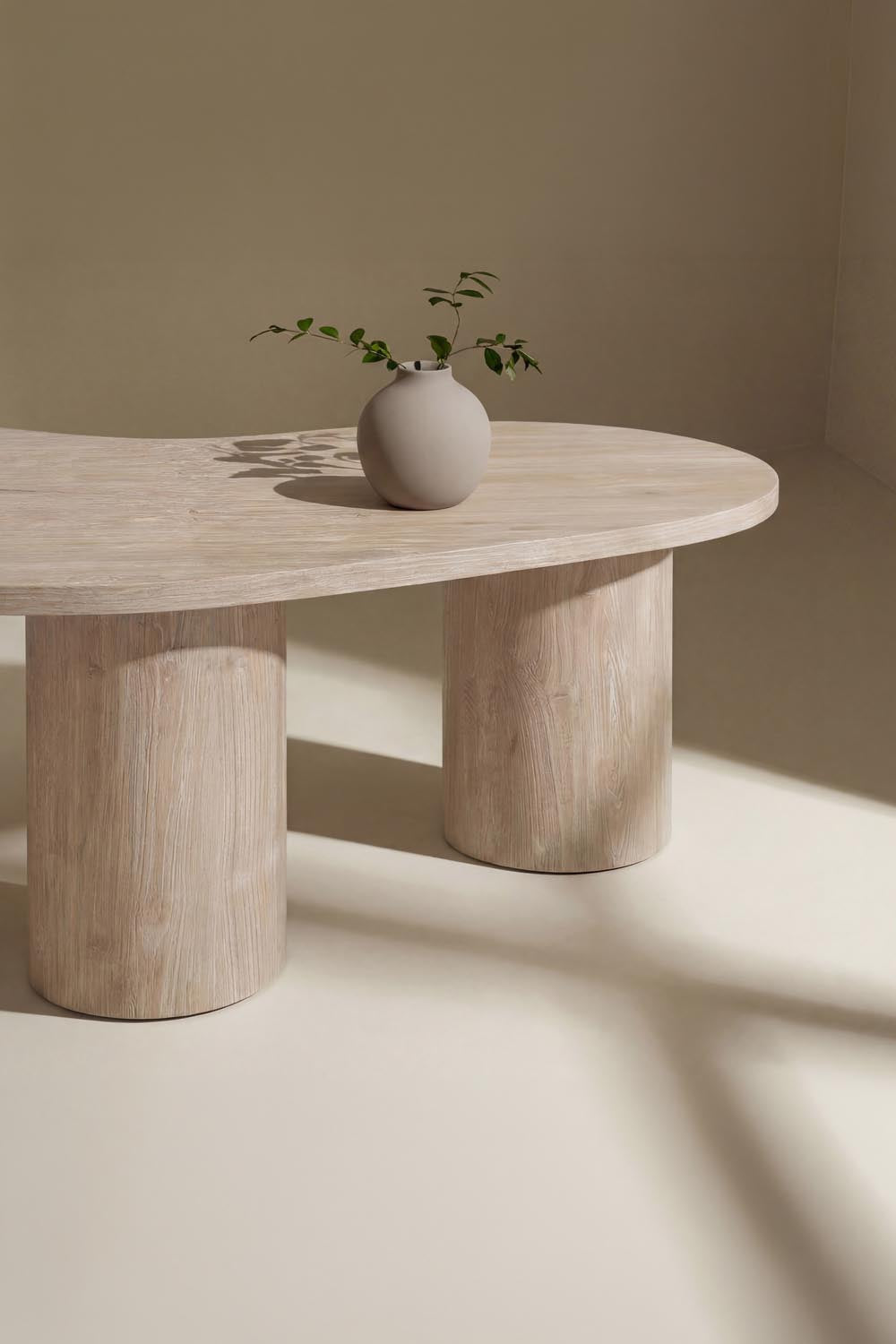 Megg Sofatische in Natur präsentiert im Onlineshop von KAQTU Design AG. Beistelltisch ist von Venture Home