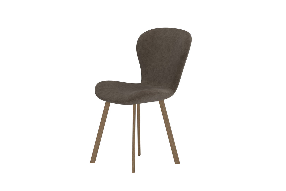 Lilja Esszimmerstuhl in Braun präsentiert im Onlineshop von KAQTU Design AG. Stuhl ist von Venture Home