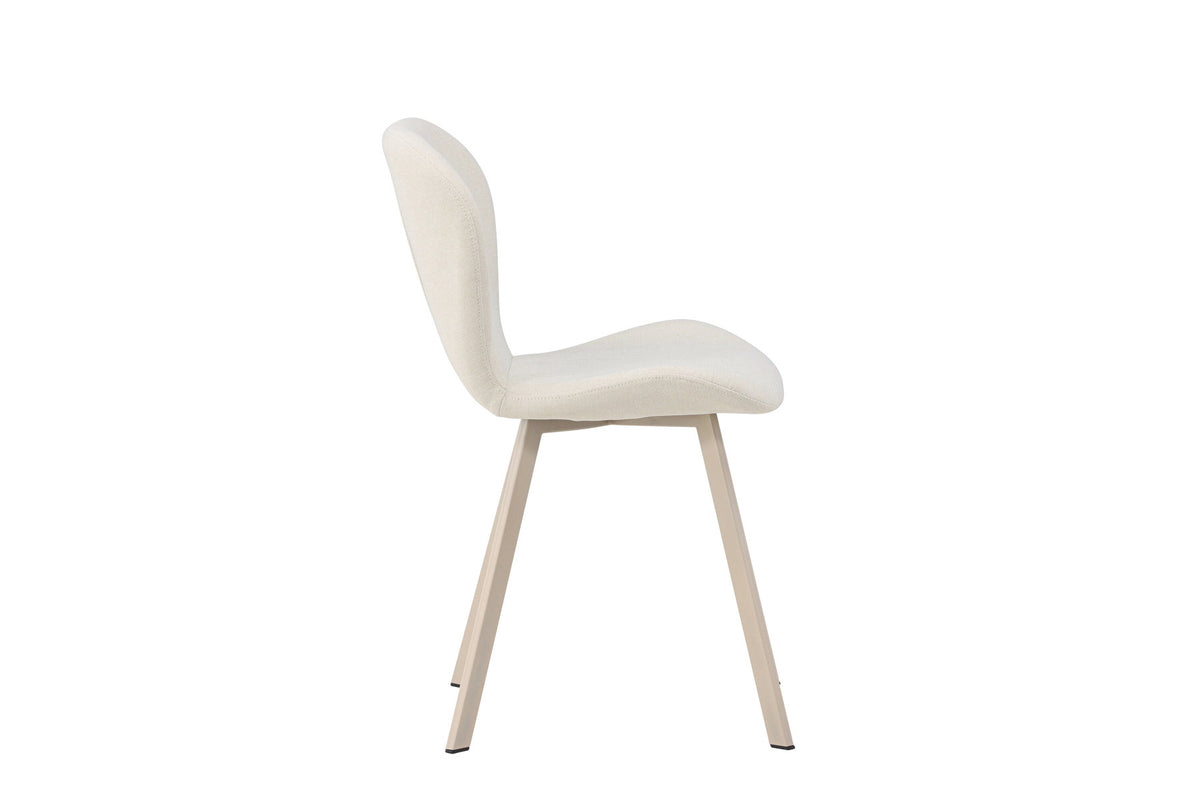 Lilja Esszimmerstuhl in Beige präsentiert im Onlineshop von KAQTU Design AG. Stuhl ist von Venture Home