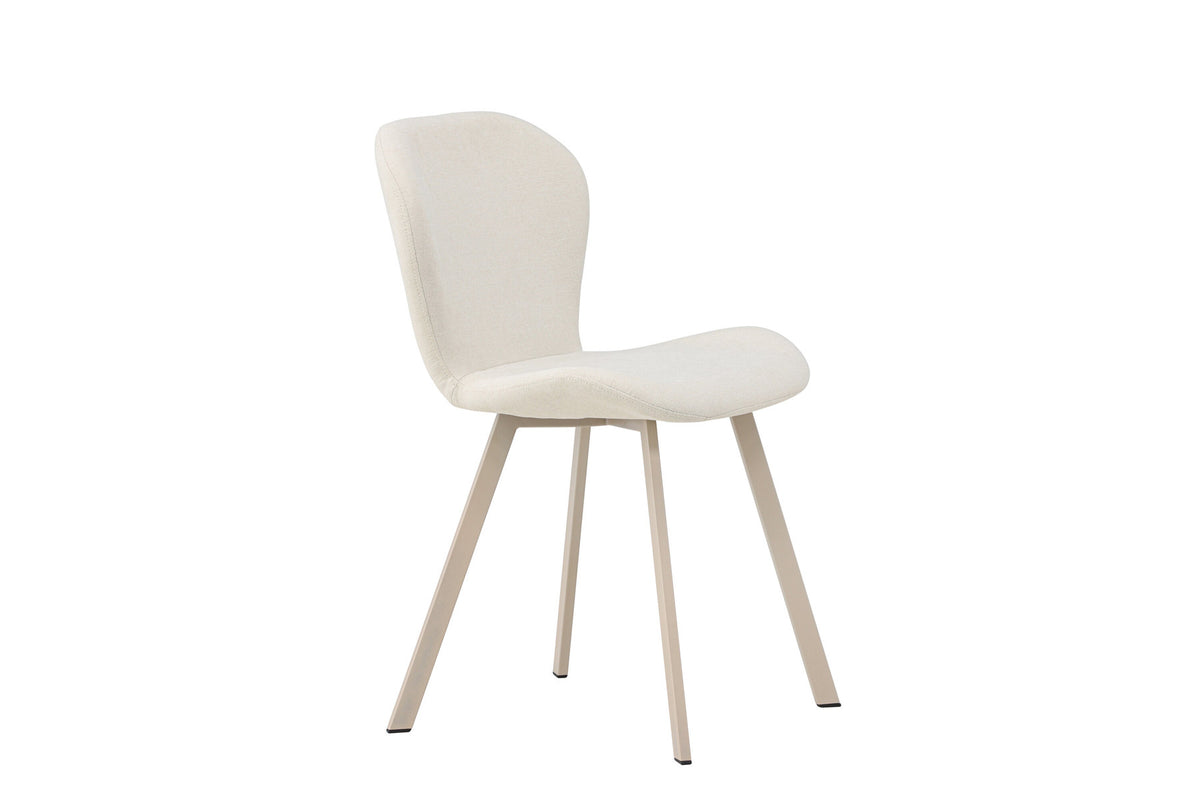 Lilja Esszimmerstuhl in Beige präsentiert im Onlineshop von KAQTU Design AG. Stuhl ist von Venture Home