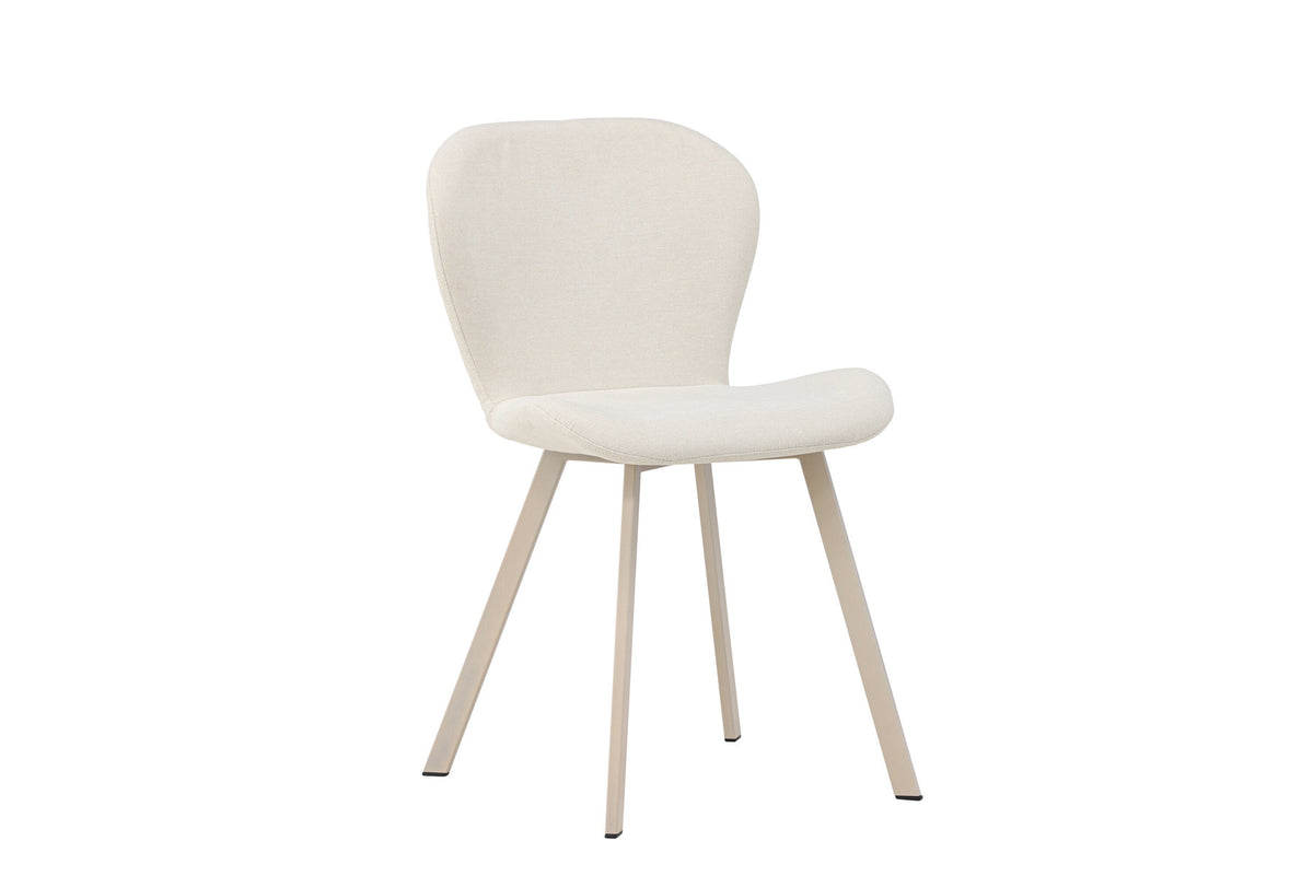 Lilja Esszimmerstuhl in Beige präsentiert im Onlineshop von KAQTU Design AG. Stuhl ist von Venture Home