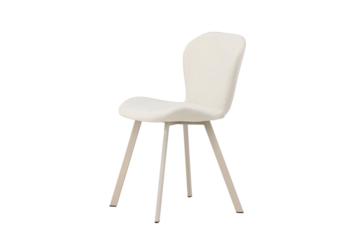 Lilja Esszimmerstuhl in Beige präsentiert im Onlineshop von KAQTU Design AG. Stuhl ist von Venture Home