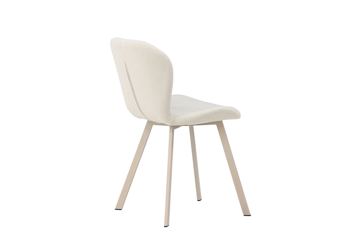 Lilja Esszimmerstuhl in Beige präsentiert im Onlineshop von KAQTU Design AG. Stuhl ist von Venture Home