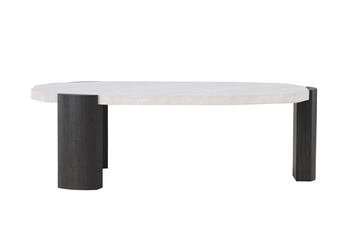 Kres Sofatisch 125x70.5 in Beige präsentiert im Onlineshop von KAQTU Design AG. Beistelltisch ist von Venture Home