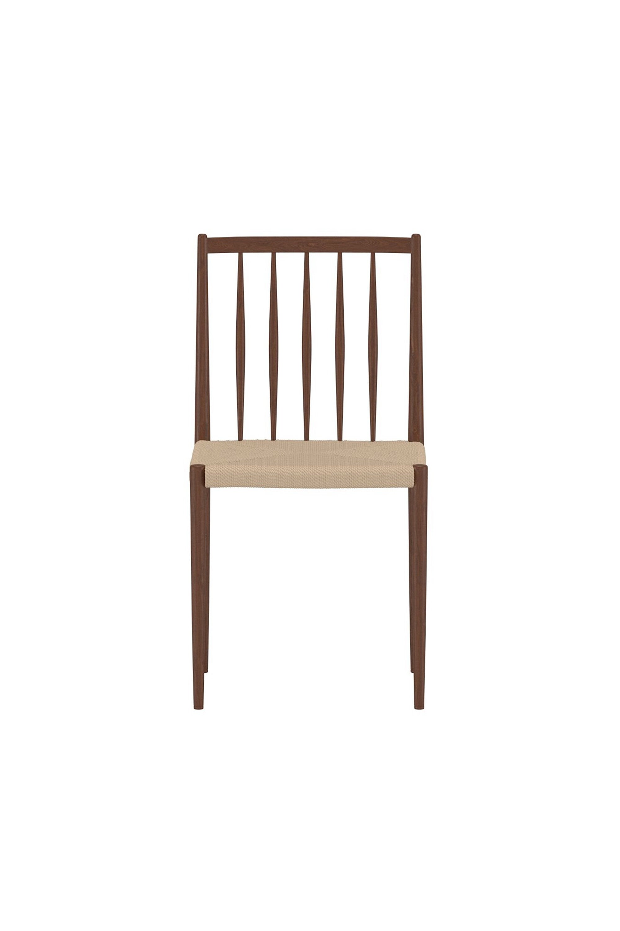 Enes Esszimmerstuhl in Mokka präsentiert im Onlineshop von KAQTU Design AG. Gartenstuhl mit Armlehnen ist von Venture Home