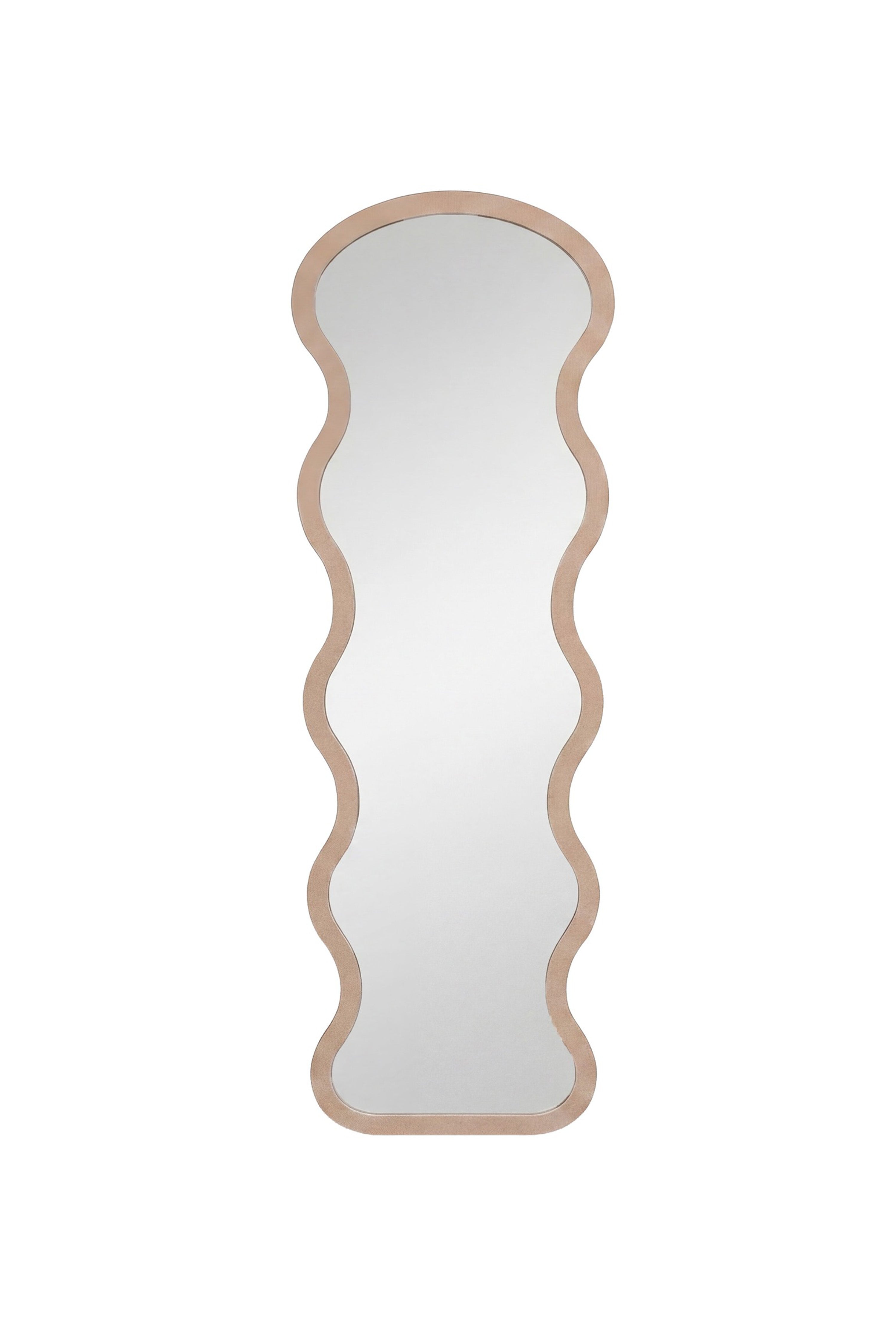 Großer Spiegel in Beige präsentiert im Onlineshop von KAQTU Design AG. Spiegel ist von Venture Home
