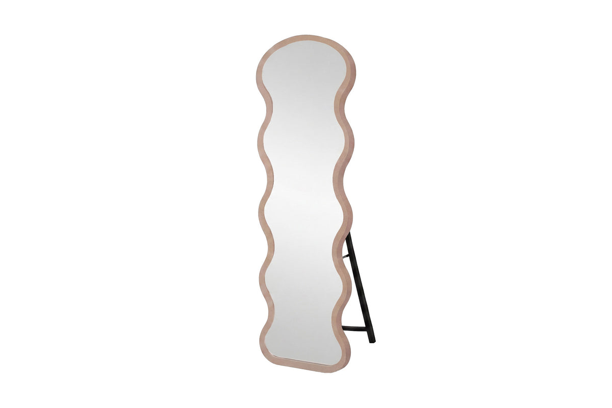 Grosser Spiegel in Beige präsentiert im Onlineshop von KAQTU Design AG. Spiegel ist von Venture Home