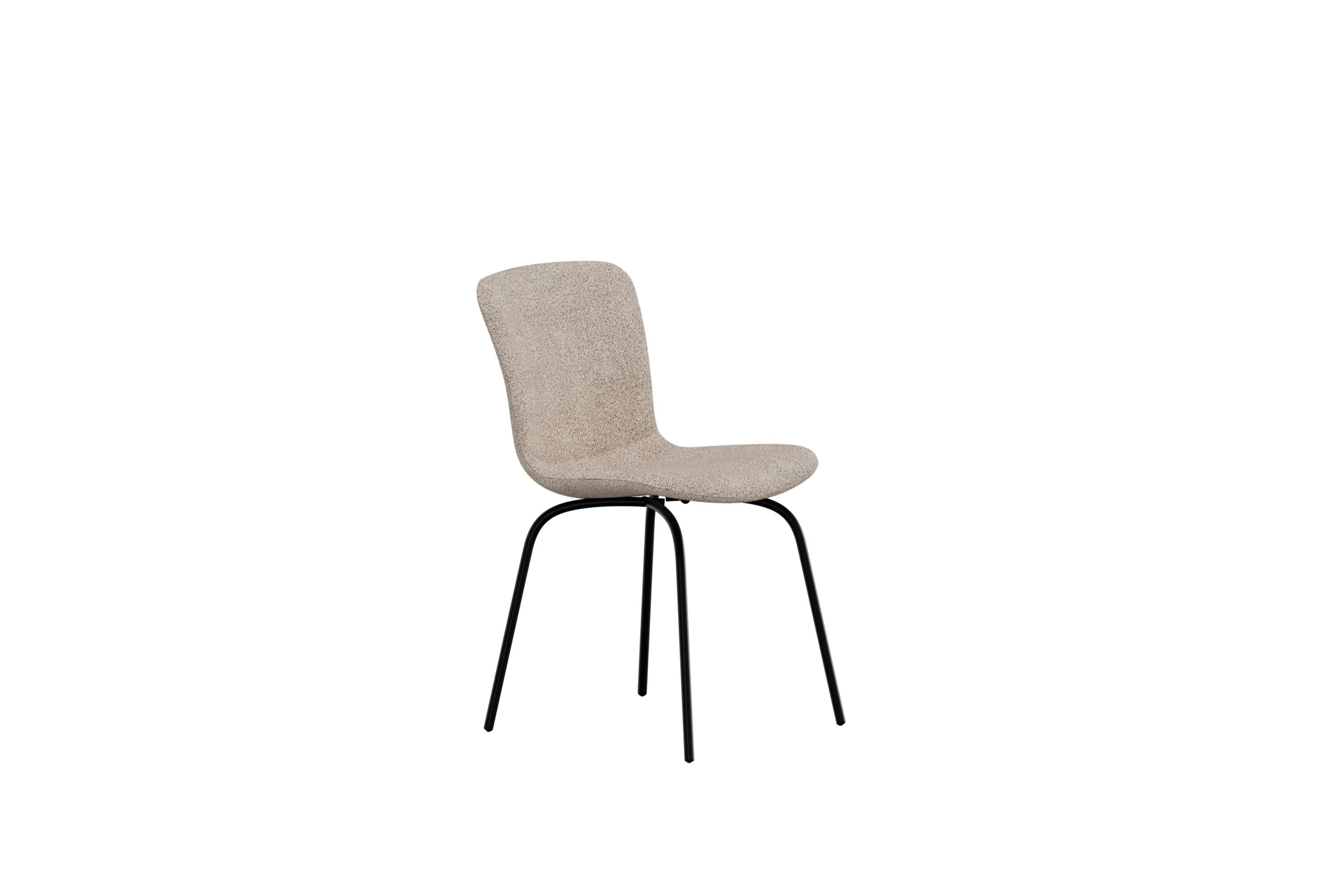 Moderner Linus Esszimmerstuhl in zartem Beige, perfekt für geschmackvolle Esszimmer, angeboten von Venture Home.