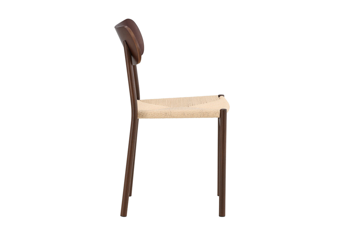 Polly Esszimmerstuhl in Mokka präsentiert im Onlineshop von KAQTU Design AG. Stuhl ist von Venture Home