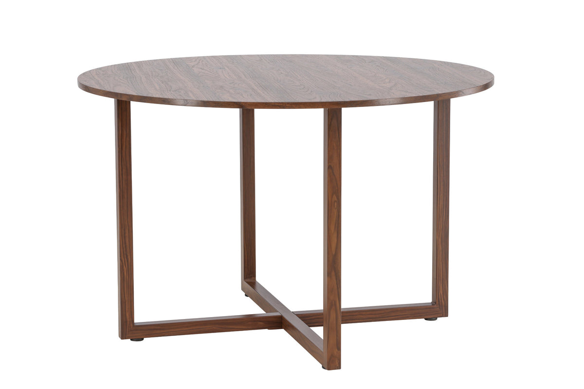 Durango Esstisch rund in Walnuss präsentiert im Onlineshop von KAQTU Design AG. Esstisch ist von Venture Home