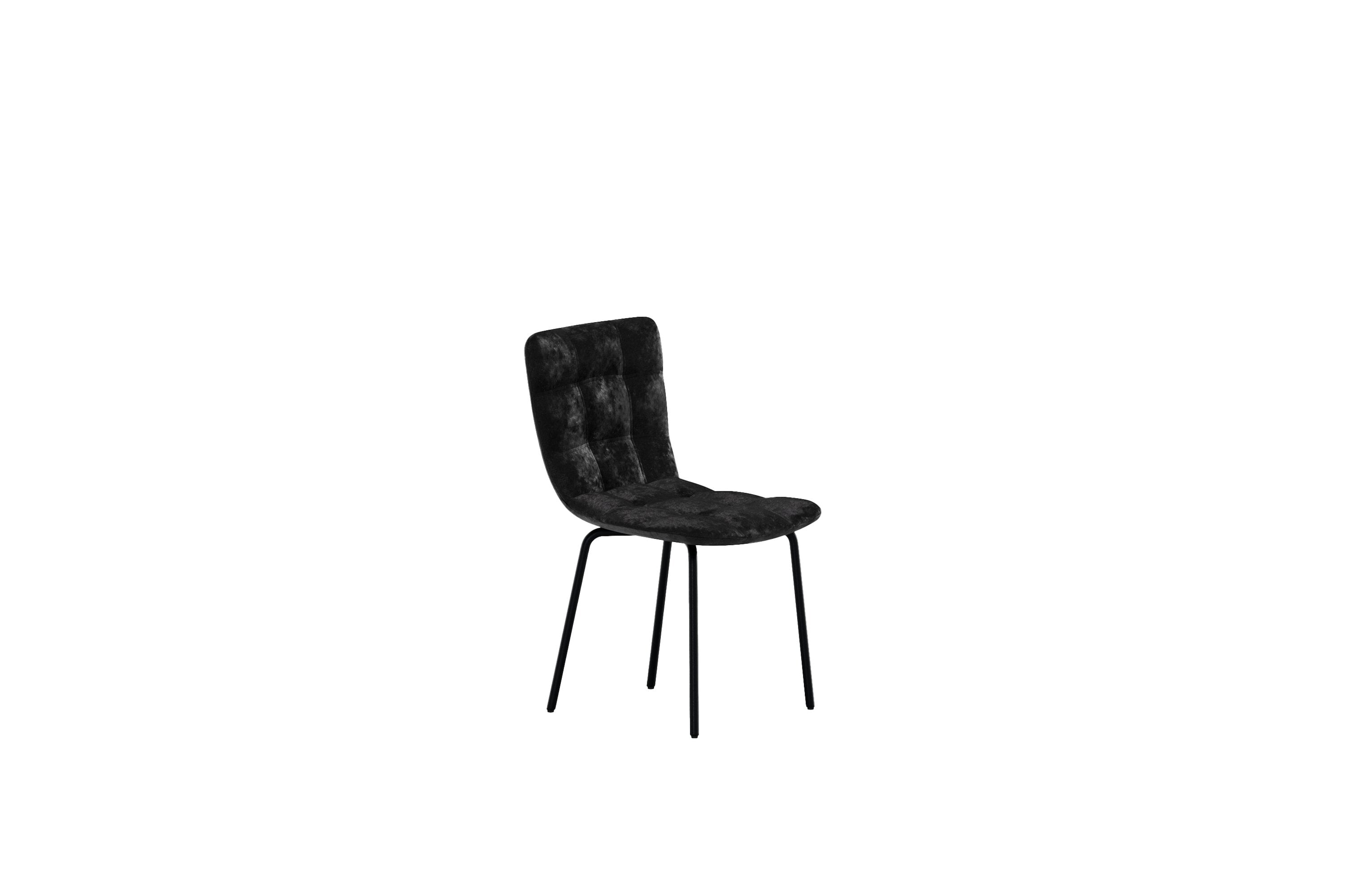 Moderner Punsch Esszimmerstuhl in Schwarz von Venture Home, perfekt für einladende Essbereiche und zeitgemäßes Design.
