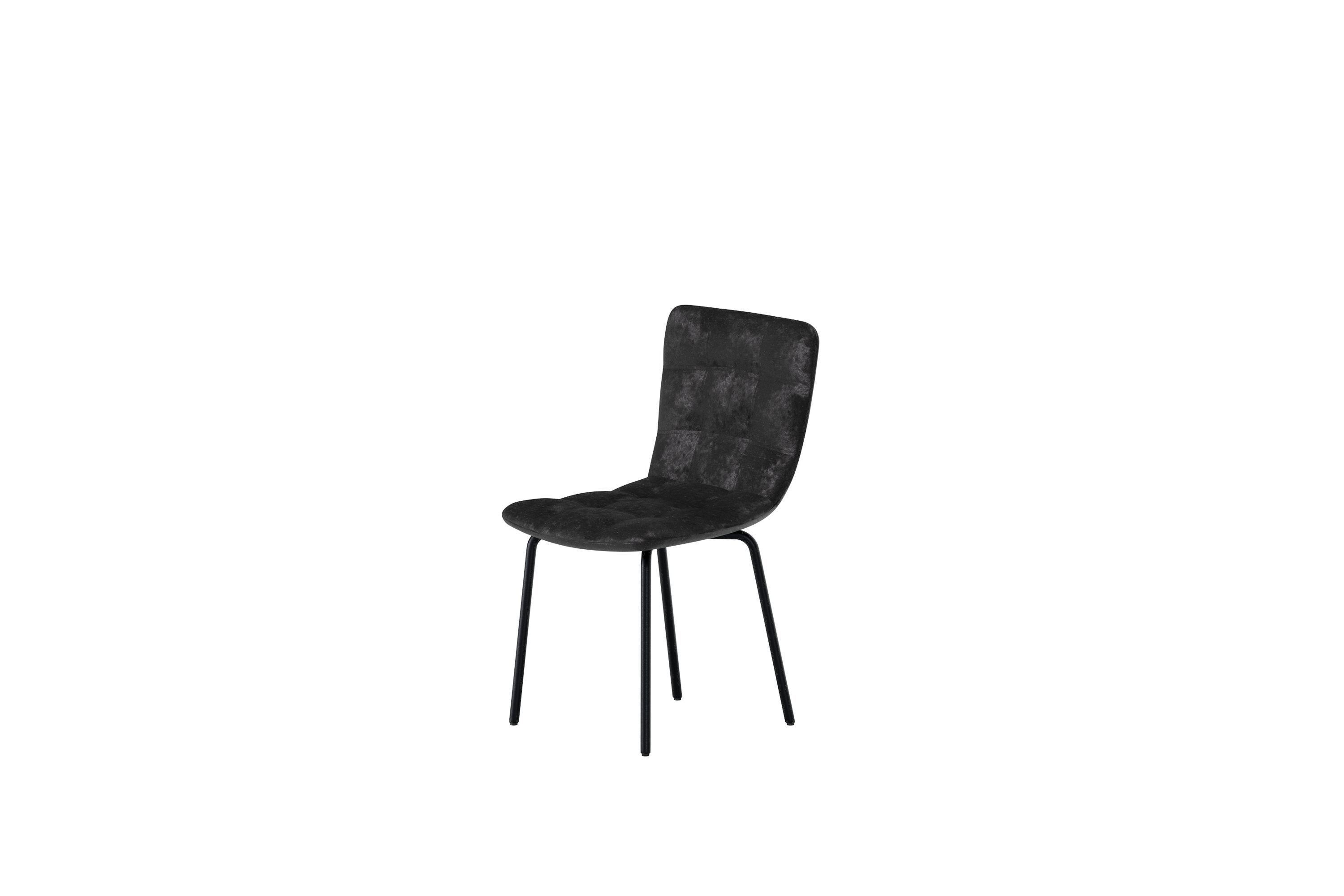 Eleganter Punsch Esszimmerstuhl in stilvollem Schwarz von Venture Home, ideal für moderne Esszimmer und gemütliche Zusammenkünfte.